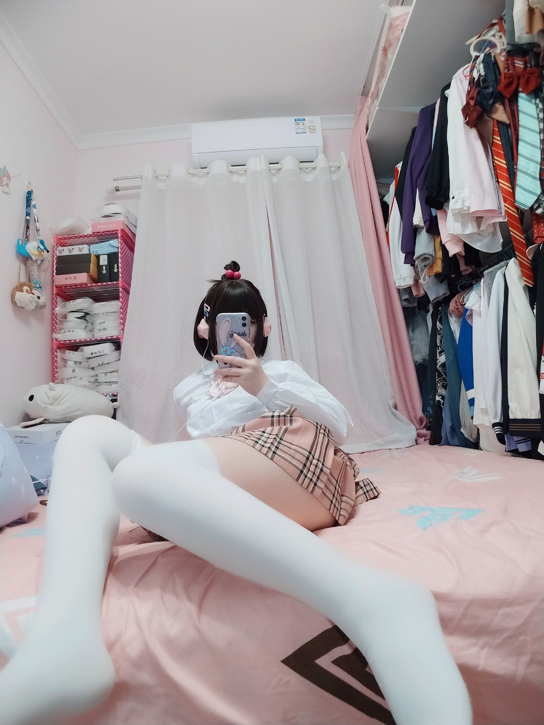 COS福利] 二次元美女古川卡古拉 - 白絲JK