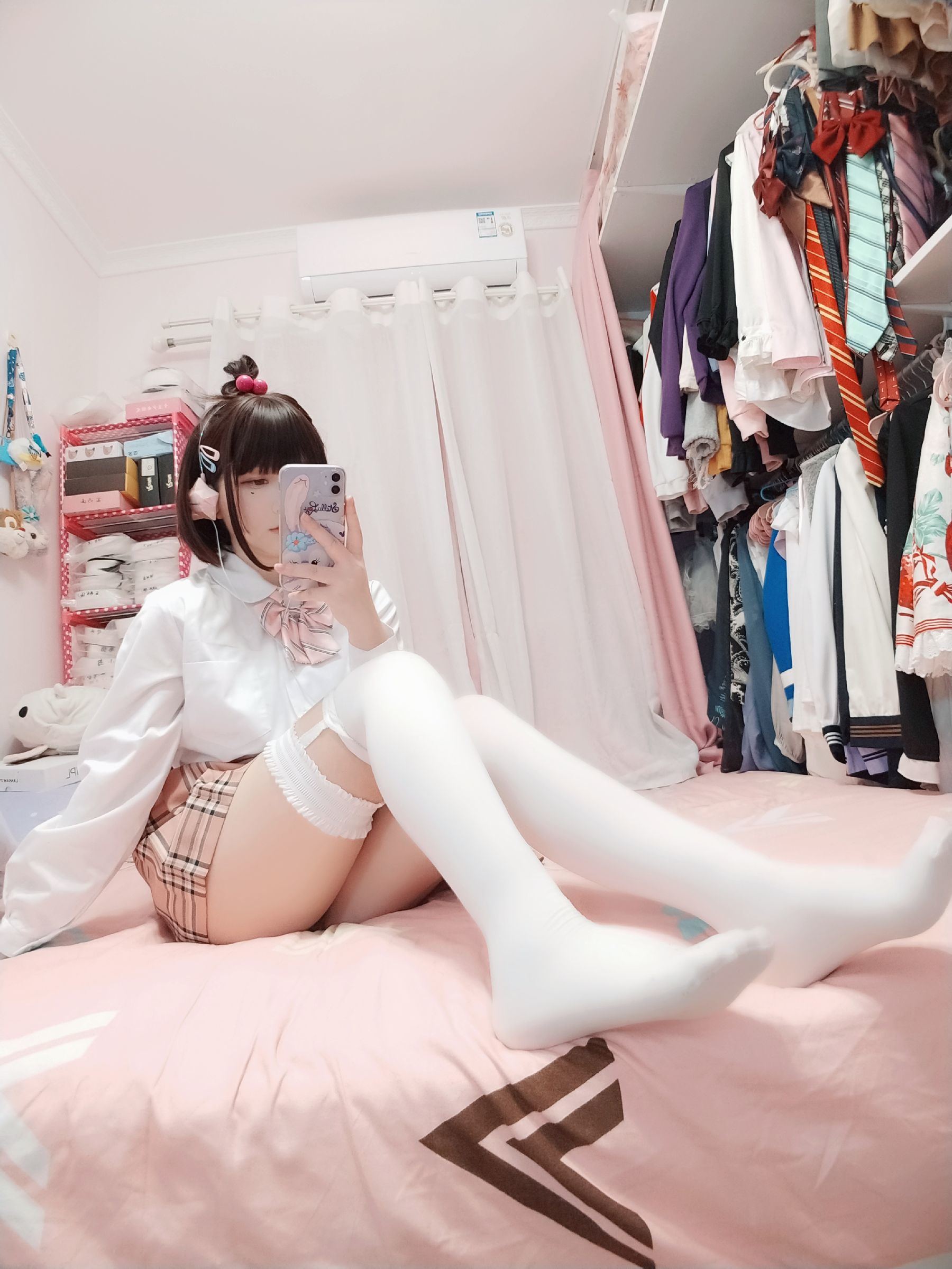 COS福利] 二次元美女古川卡古拉 - 白絲JK