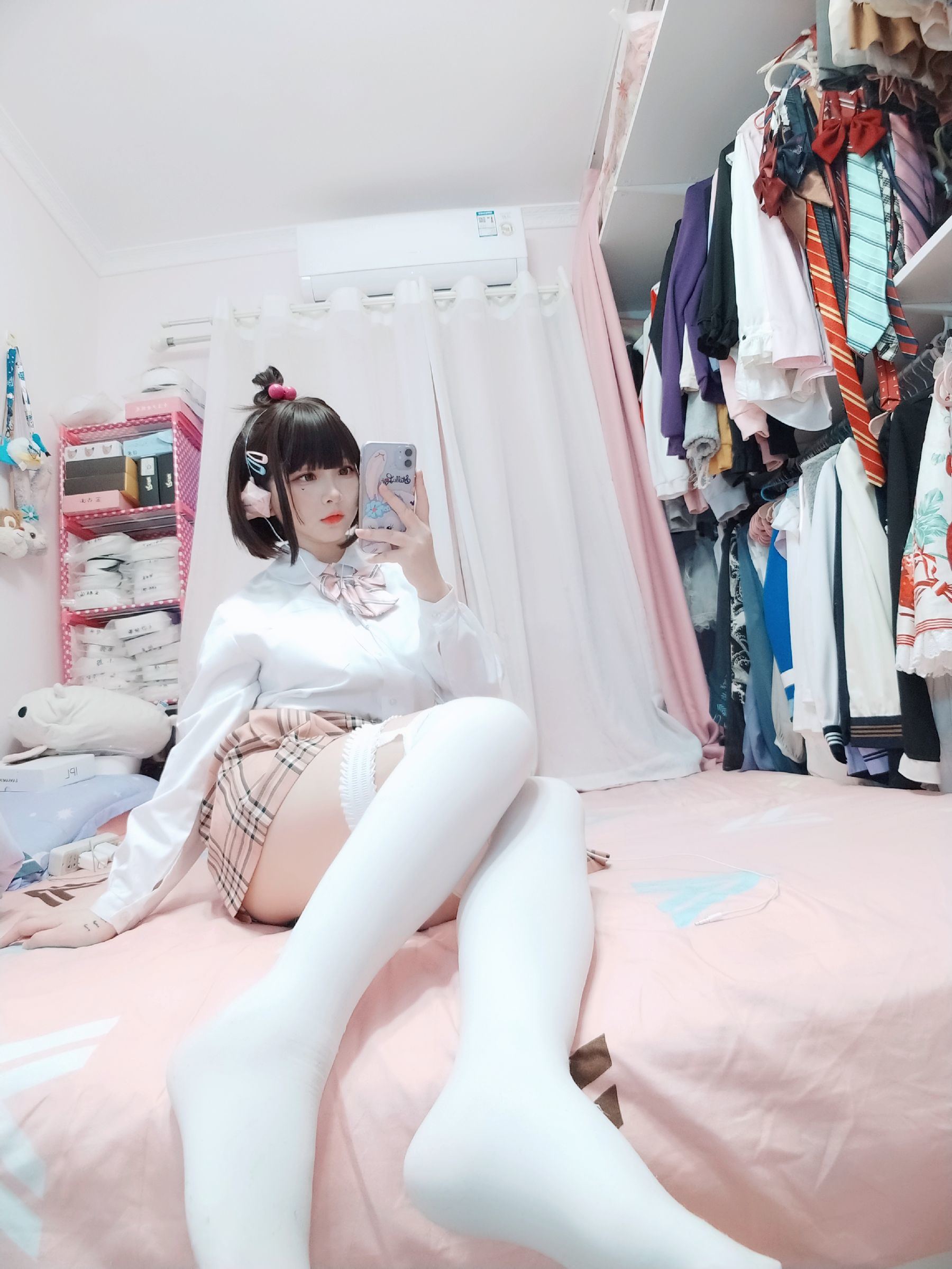 Cosplay Welfare] 2D Beauty Furukawa Kagura - White Silk JK