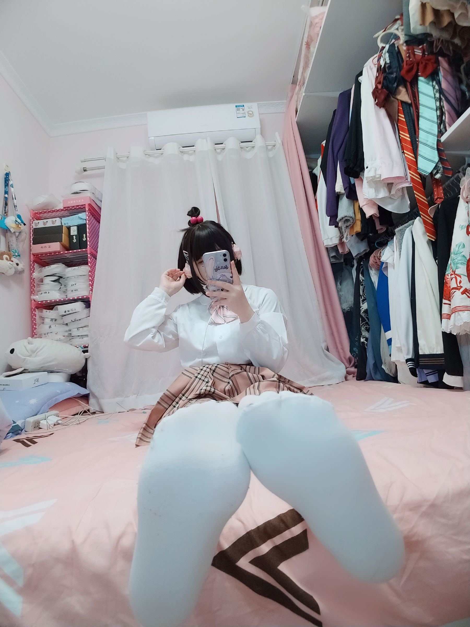 Cosplay Welfare] 2D Beauty Furukawa Kagura - White Silk JK