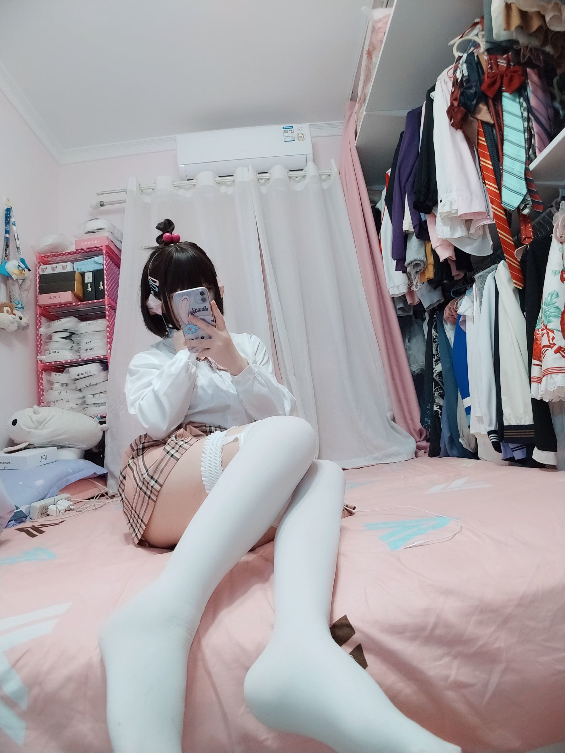 Cosplay Welfare] 2D Beauty Furukawa Kagura - White Silk JK