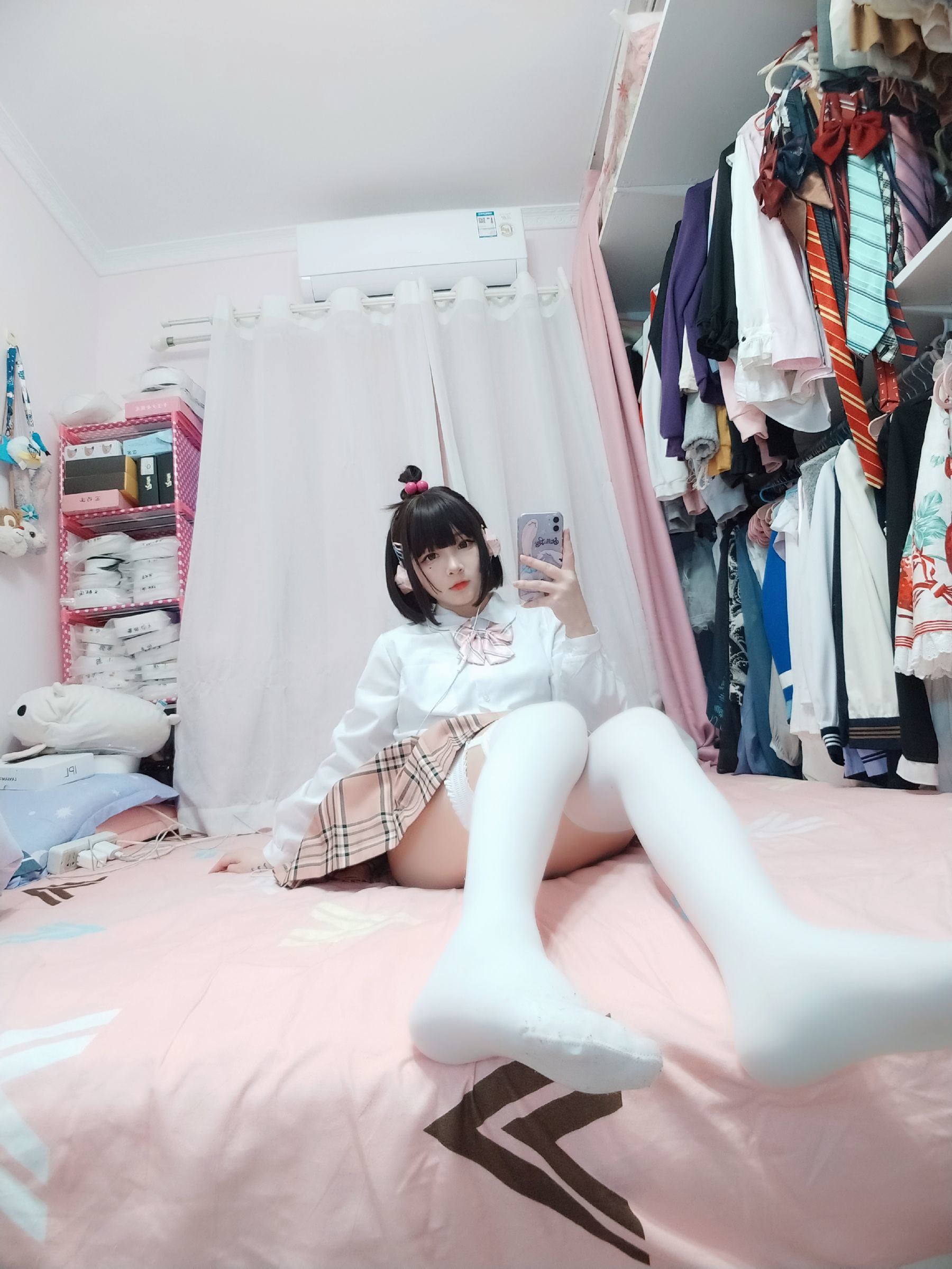 Cosplay Welfare] 2D Beauty Furukawa Kagura - White Silk JK