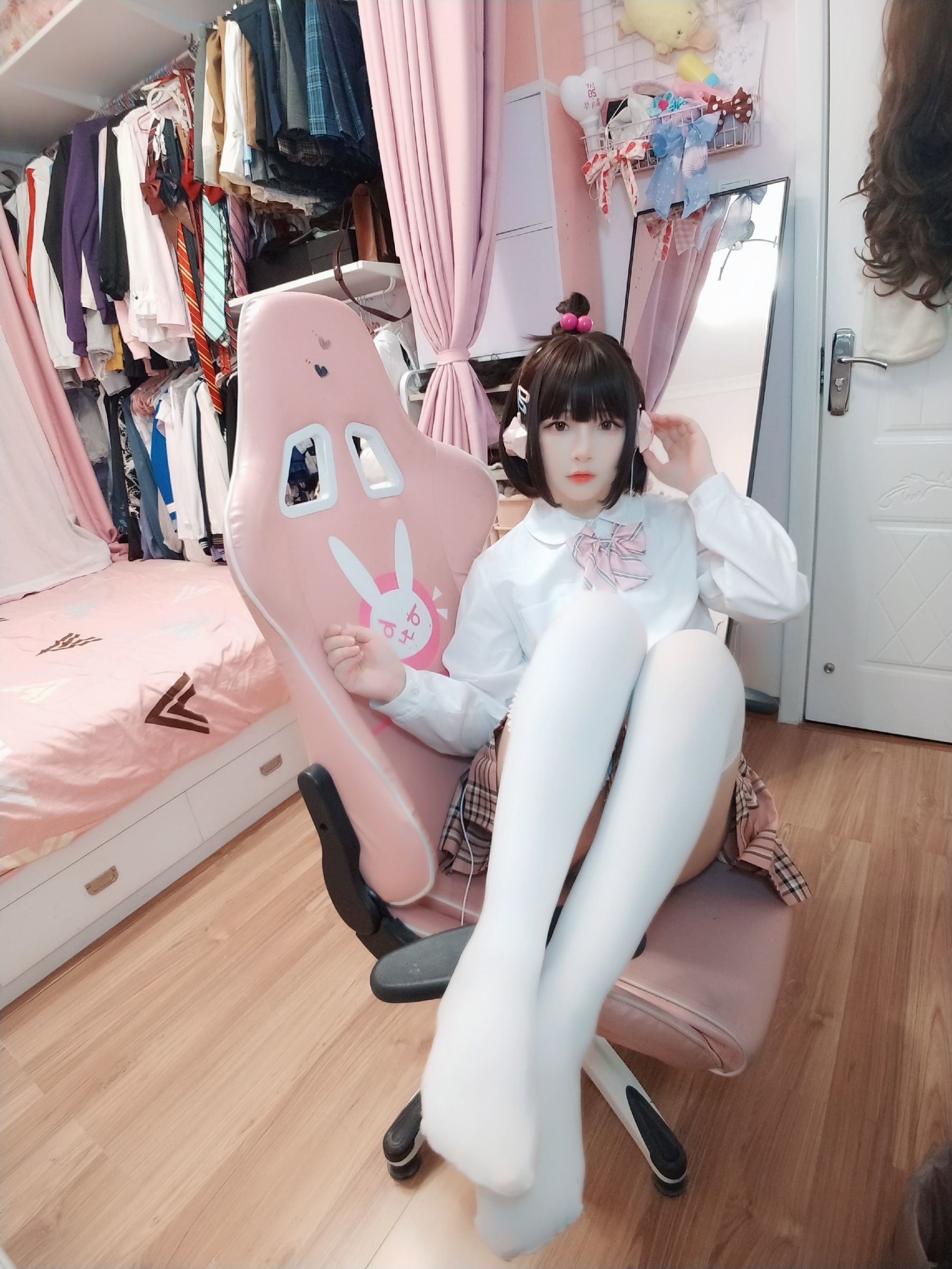 Cosplay Welfare] 2D Beauty Furukawa Kagura - White Silk JK