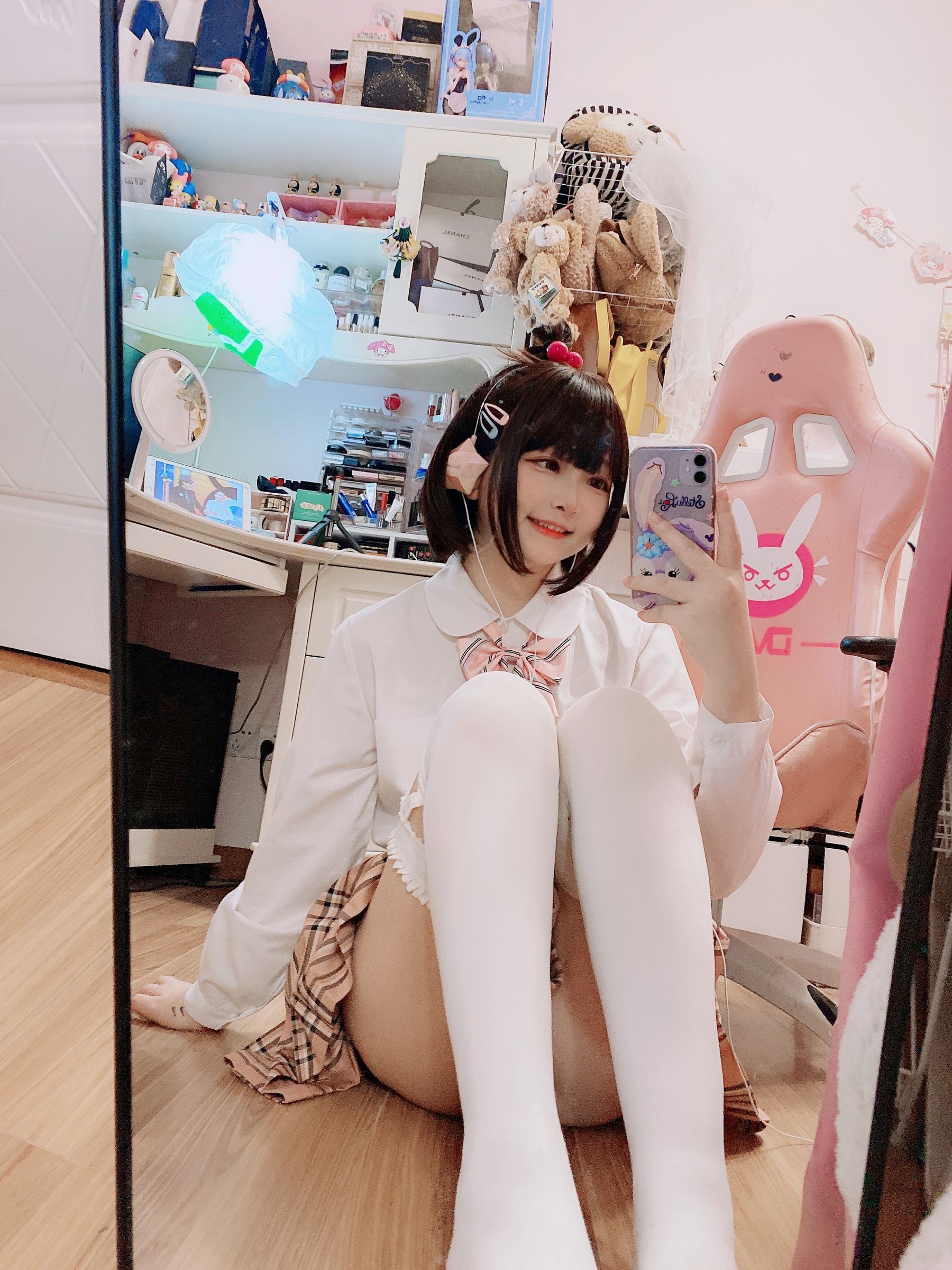 Cosplay Welfare] 2D Beauty Furukawa Kagura - White Silk JK
