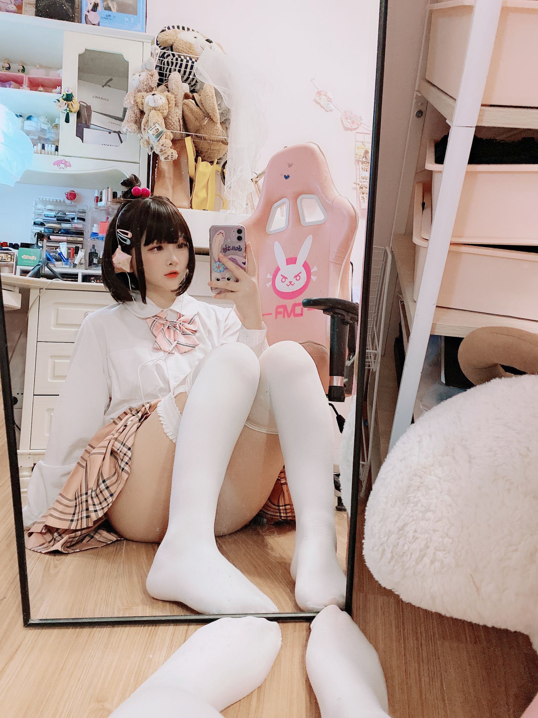 Cosplay Welfare] 2D Beauty Furukawa Kagura - White Silk JK