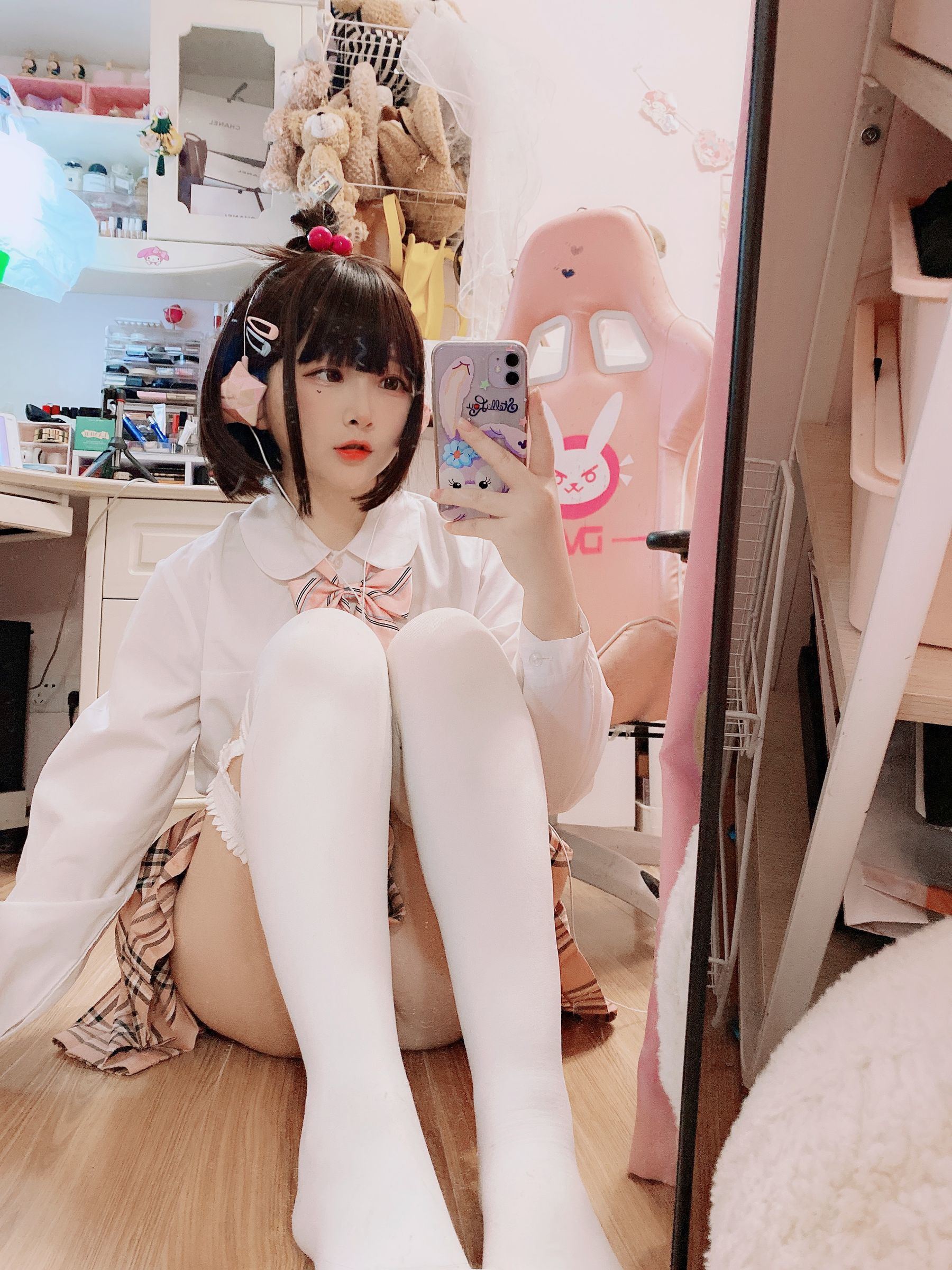 Cosplay Welfare] 2D Beauty Furukawa Kagura - White Silk JK