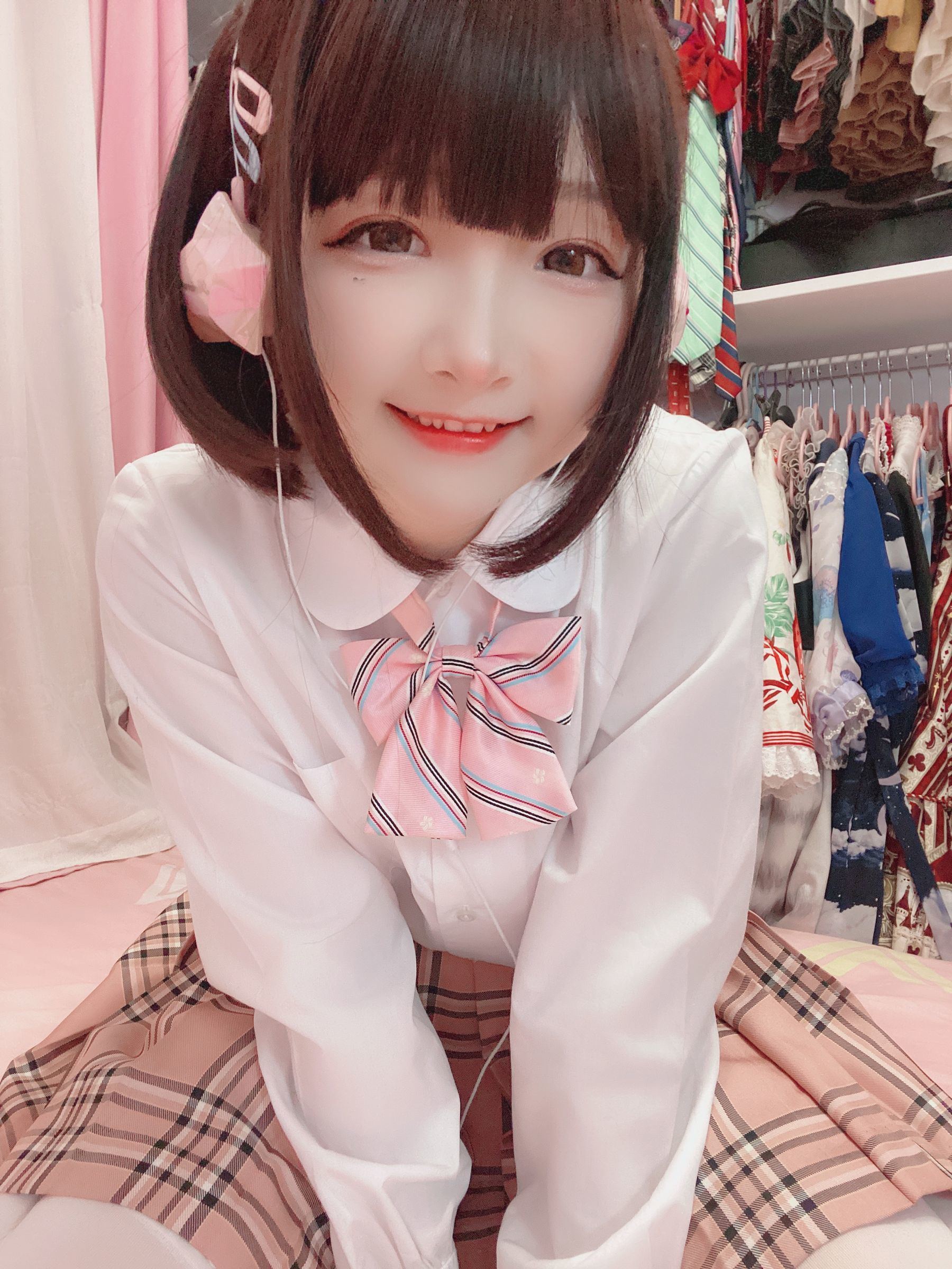 Cosplay Welfare] 2D Beauty Furukawa Kagura - White Silk JK
