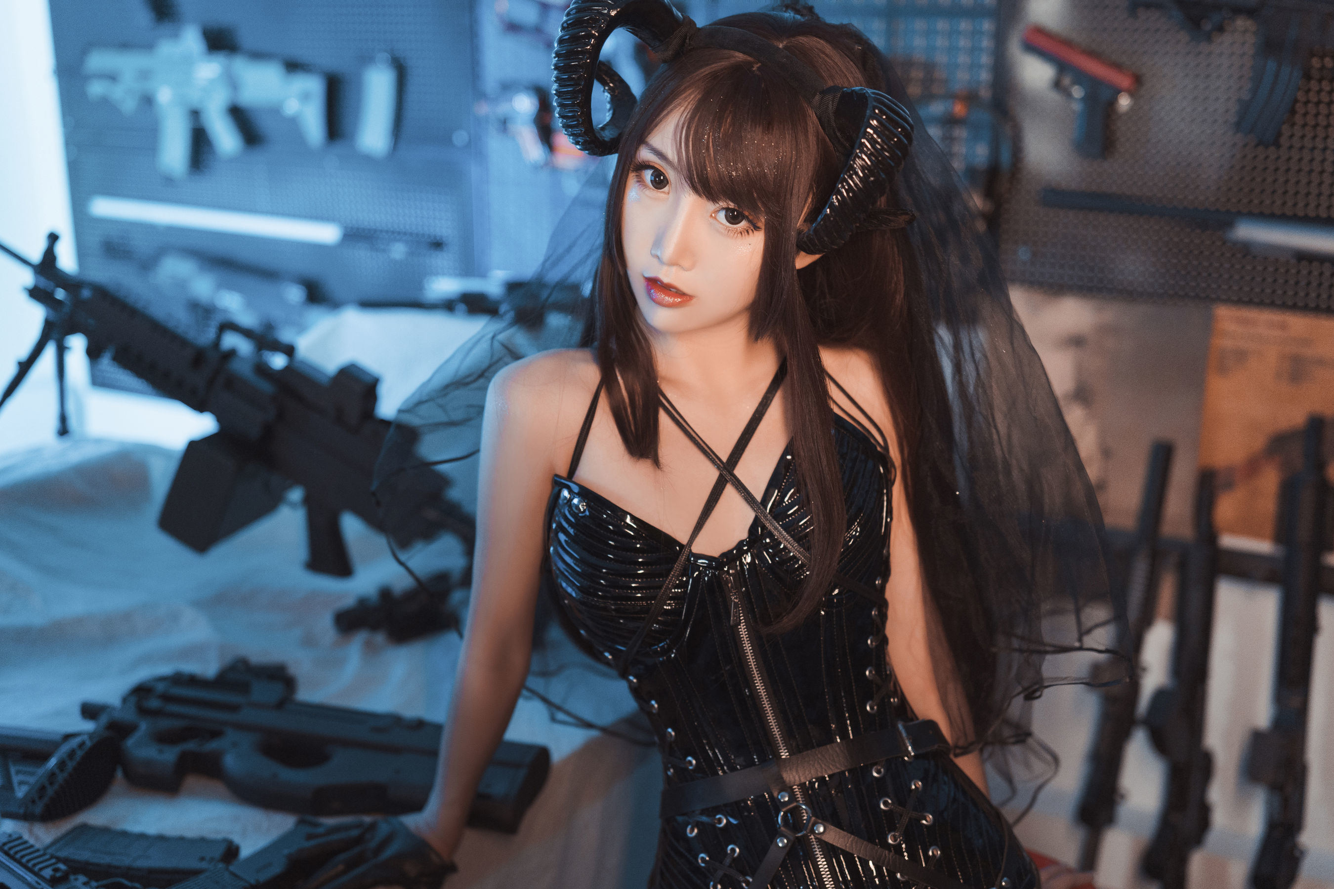COS Phúc lợi] Coser dễ thương và phổ biến Mian Bing Xian Er - Succubus thắt lưng