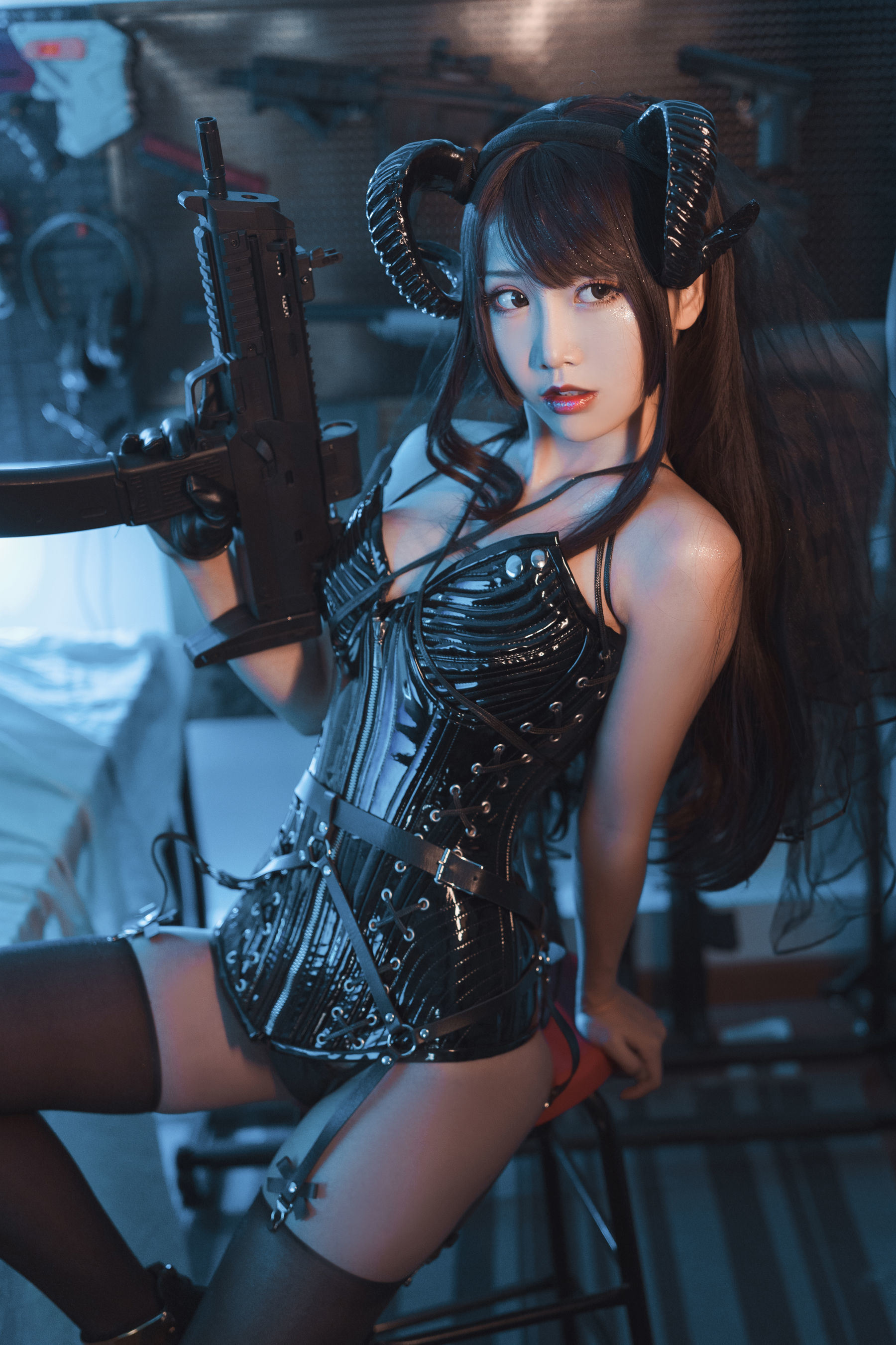 COS Phúc lợi] Coser dễ thương và phổ biến Mian Bing Xian Er - Succubus thắt lưng
