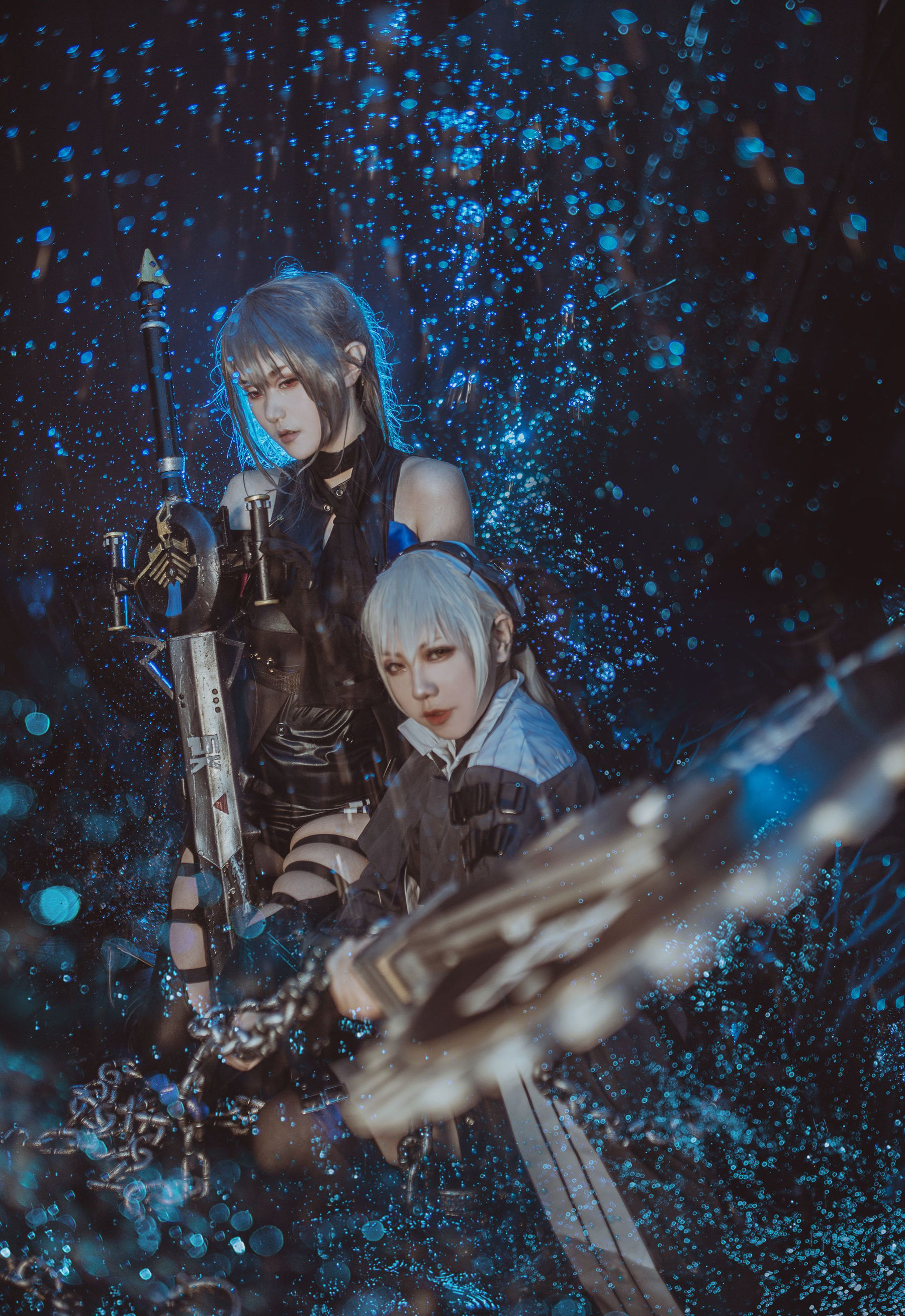 COS Welfare] Weibo Cute Girl Lan Xiao Yi KiKi - Arknights Ghost Shark