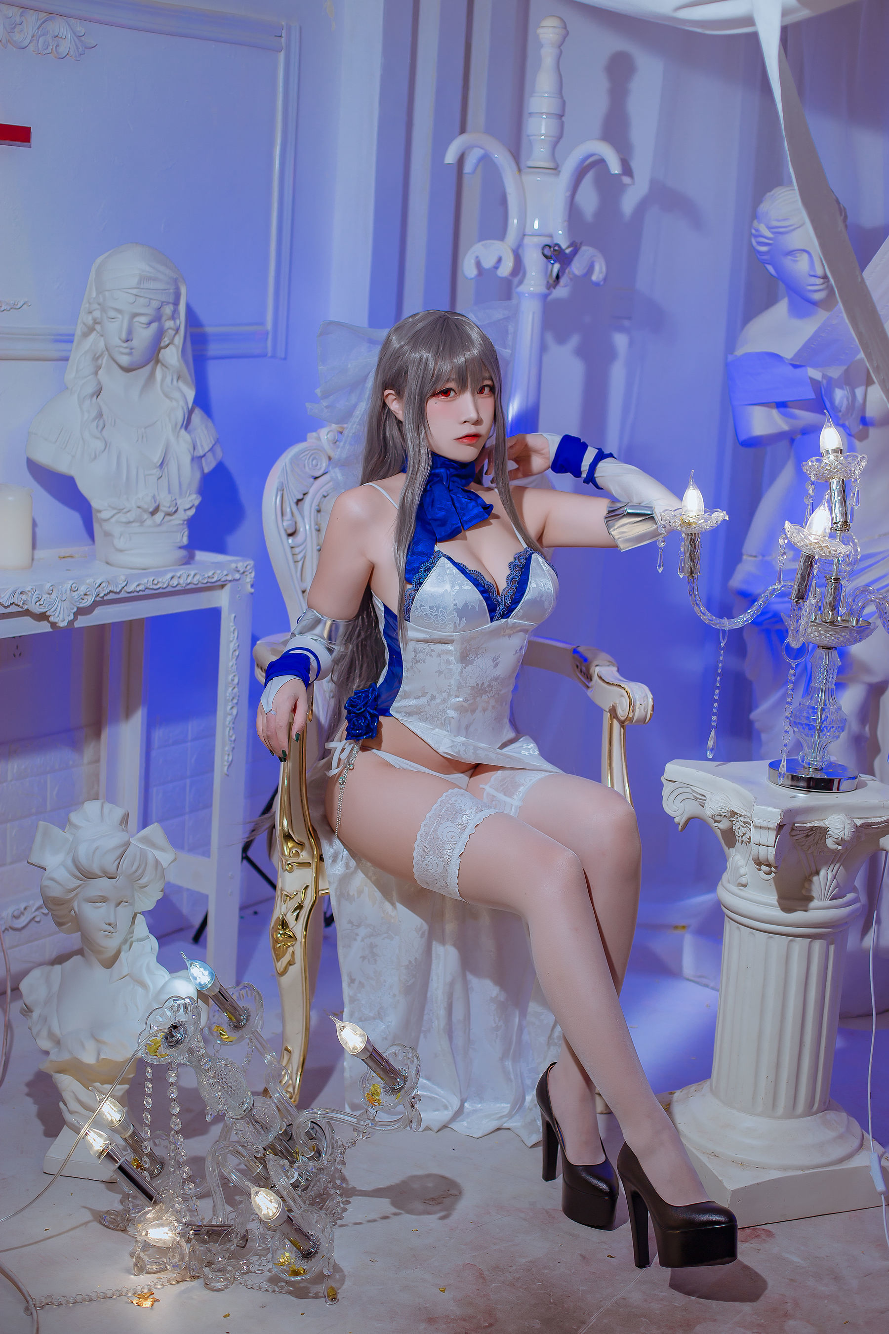 COSเบเนฟิต] Coser ยอดนิยม เอ๋อจั่ว นิซา - อัซเซอร์ เลน ชุดของ หลุยส์ที่เก้า