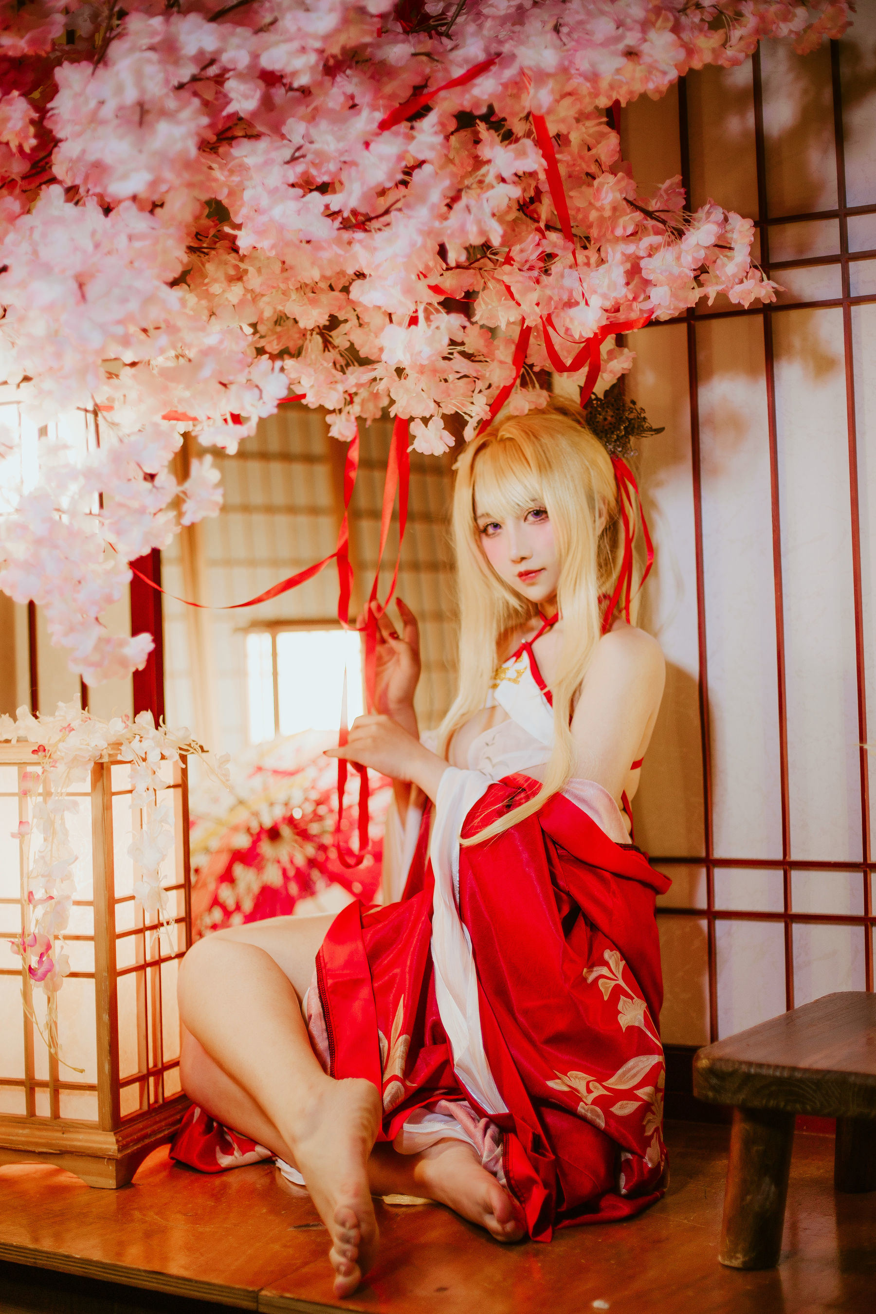 COS福利] 動漫博主九曲Jean - 光榮新春和服
