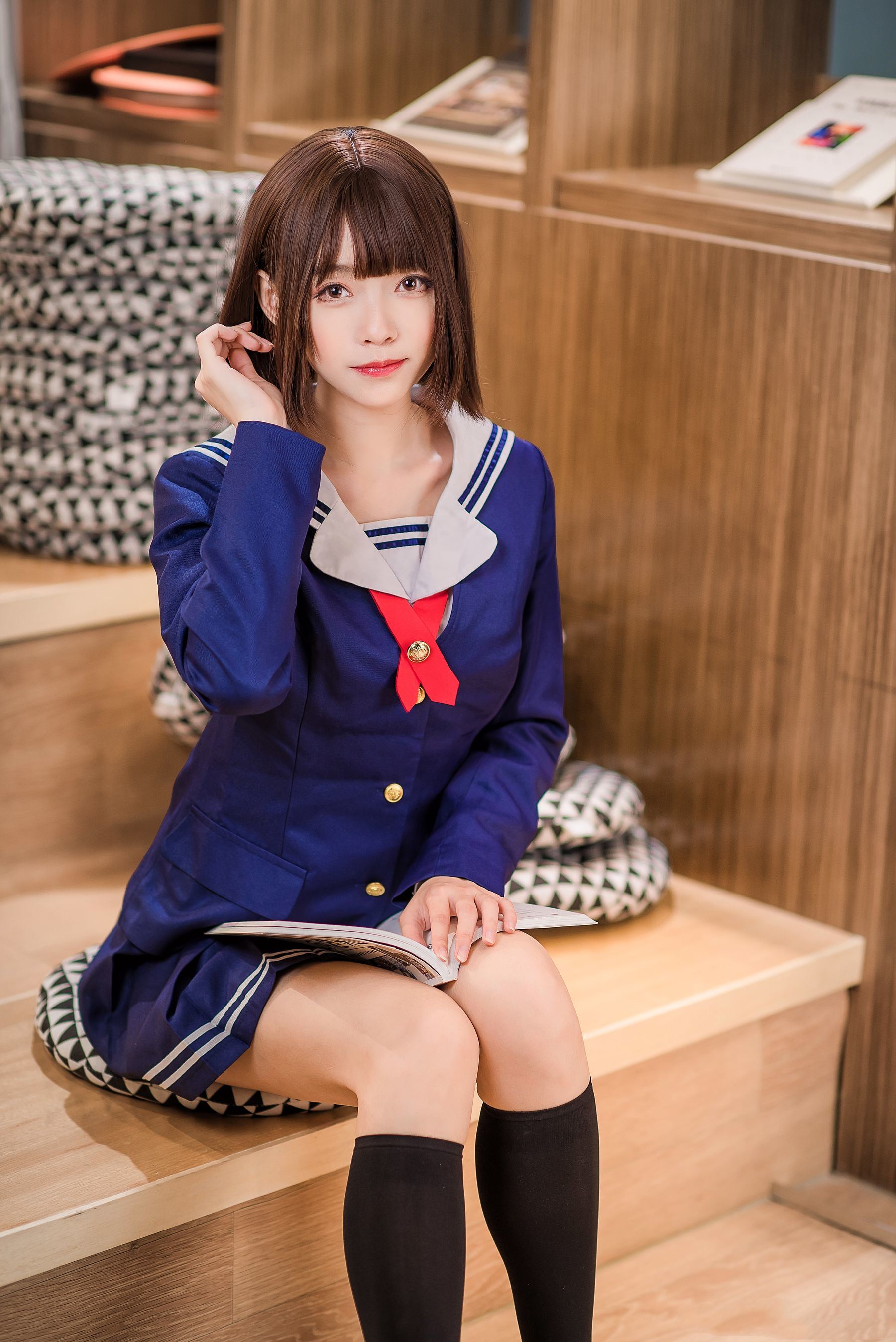 Cosplay Welfare] Anime Blogger Dada Juanjuan Xiaojuan - Kato Megumi School Uniform