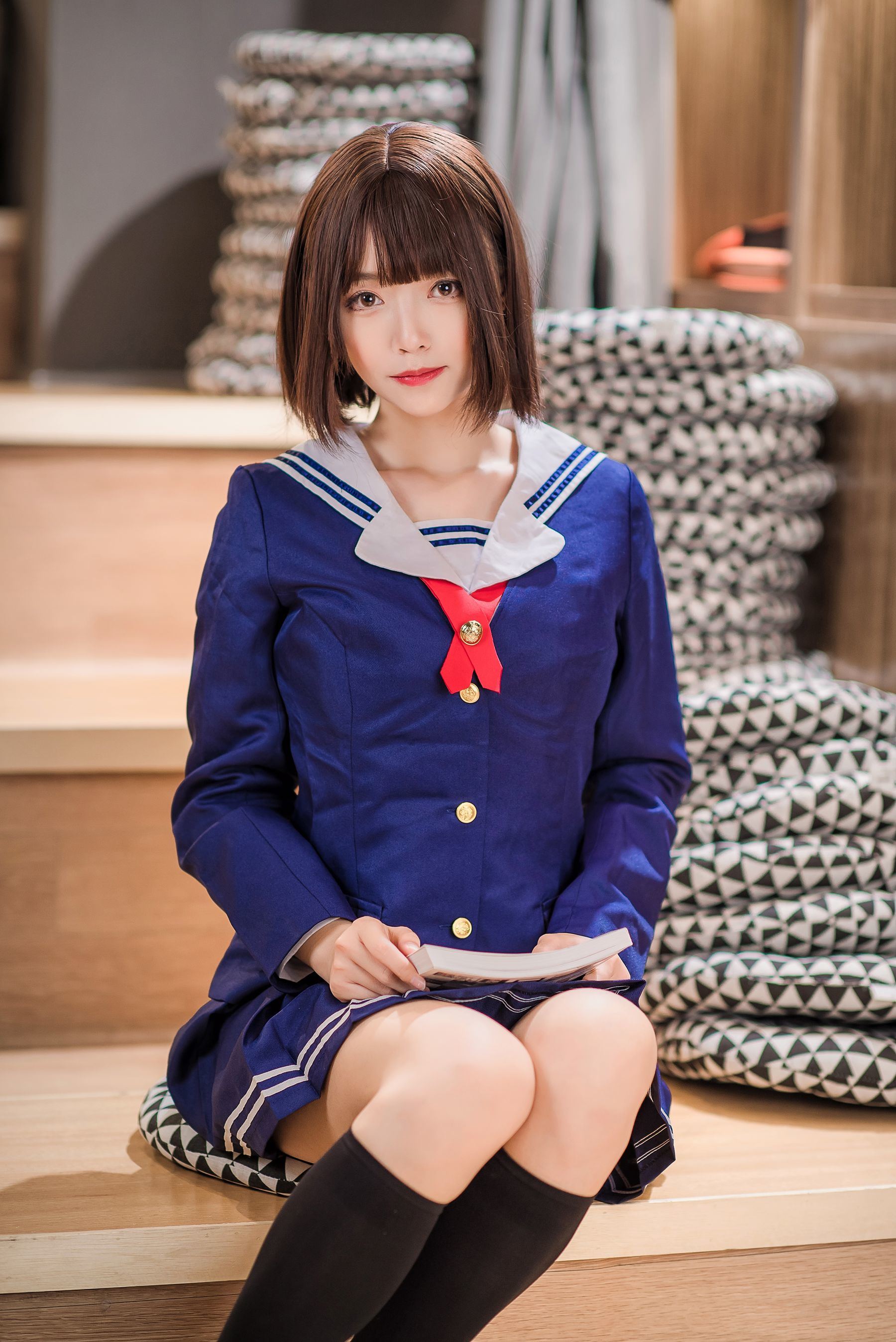 Cosplay Welfare] Anime Blogger Dada Juanjuan Xiaojuan - Kato Megumi School Uniform