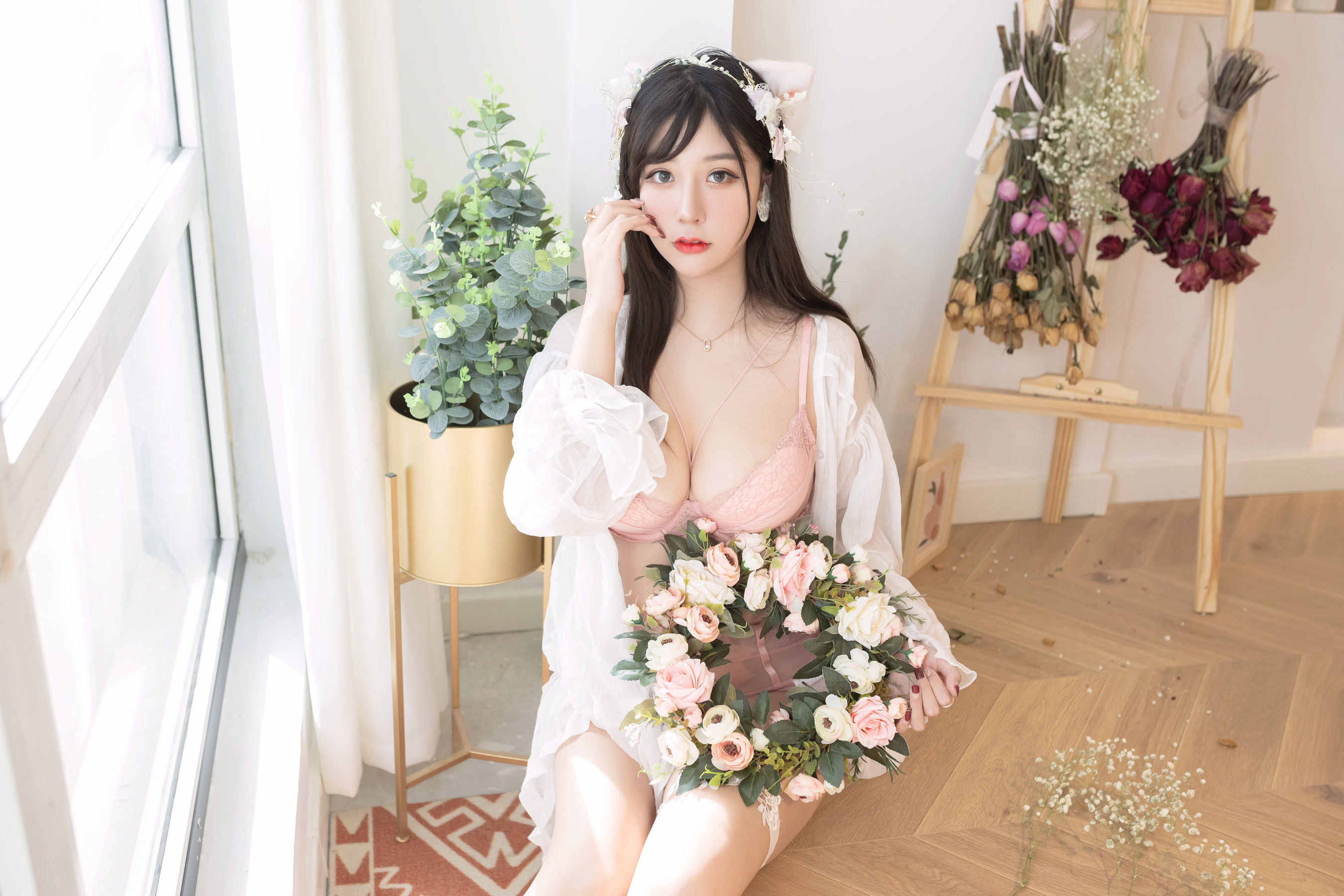 COS福利] 巨乳貓九醬櫻花 - 花之二十歲