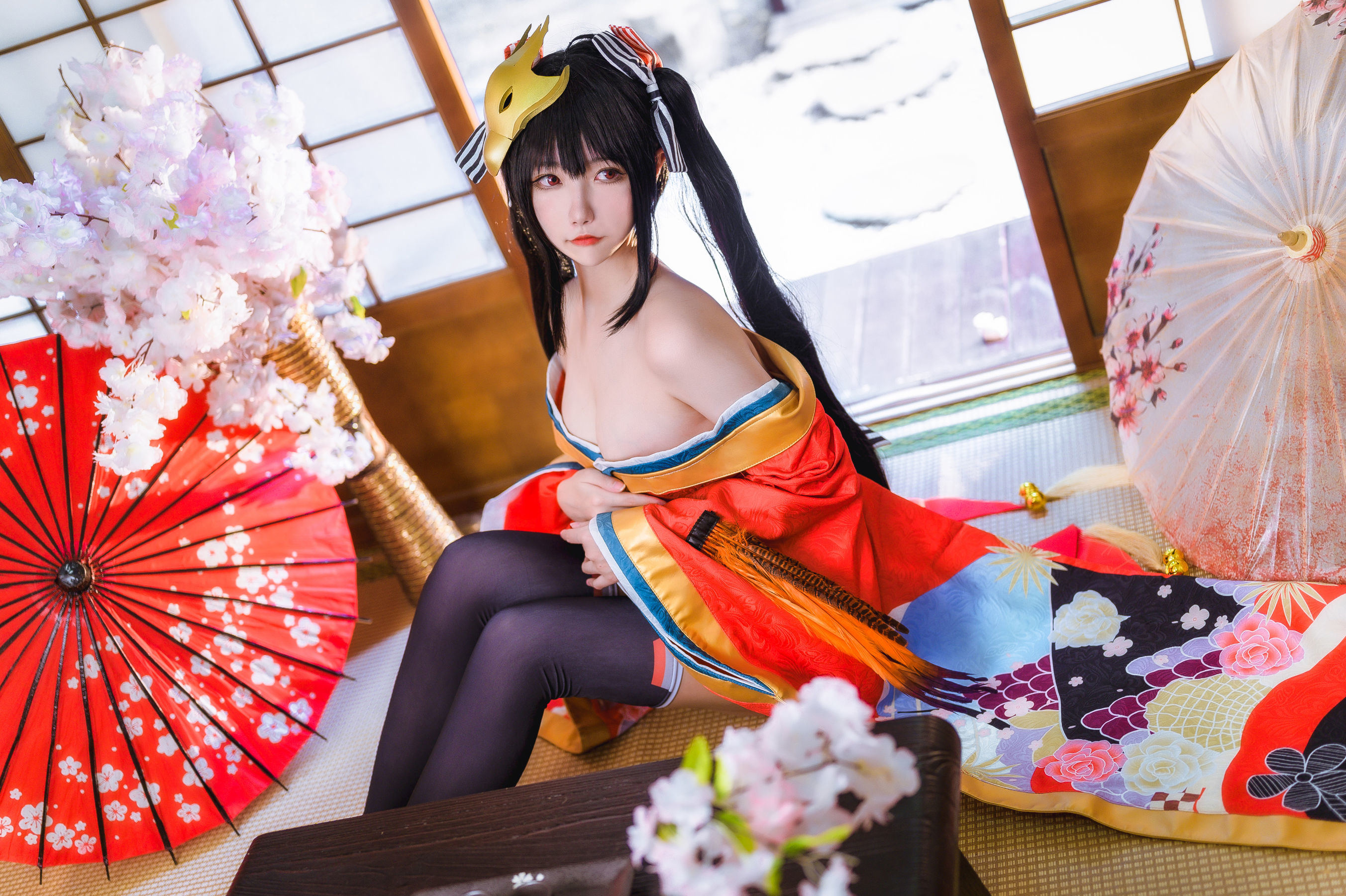 COS Welfare] Weibo Girl Momoko Aoi - Taihou's Kimono