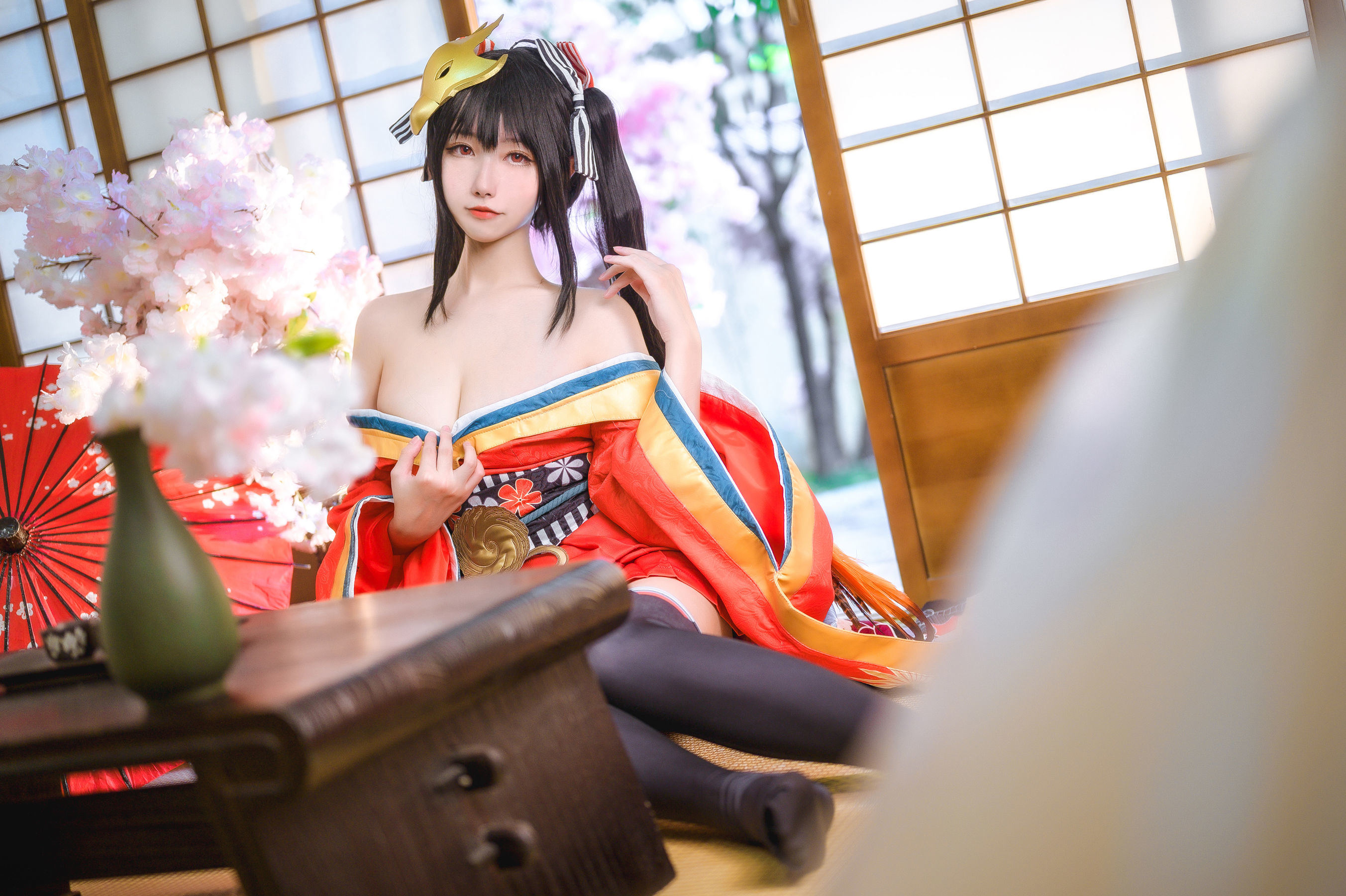 COS Welfare] Weibo Girl Momoko Aoi - Taihou's Kimono