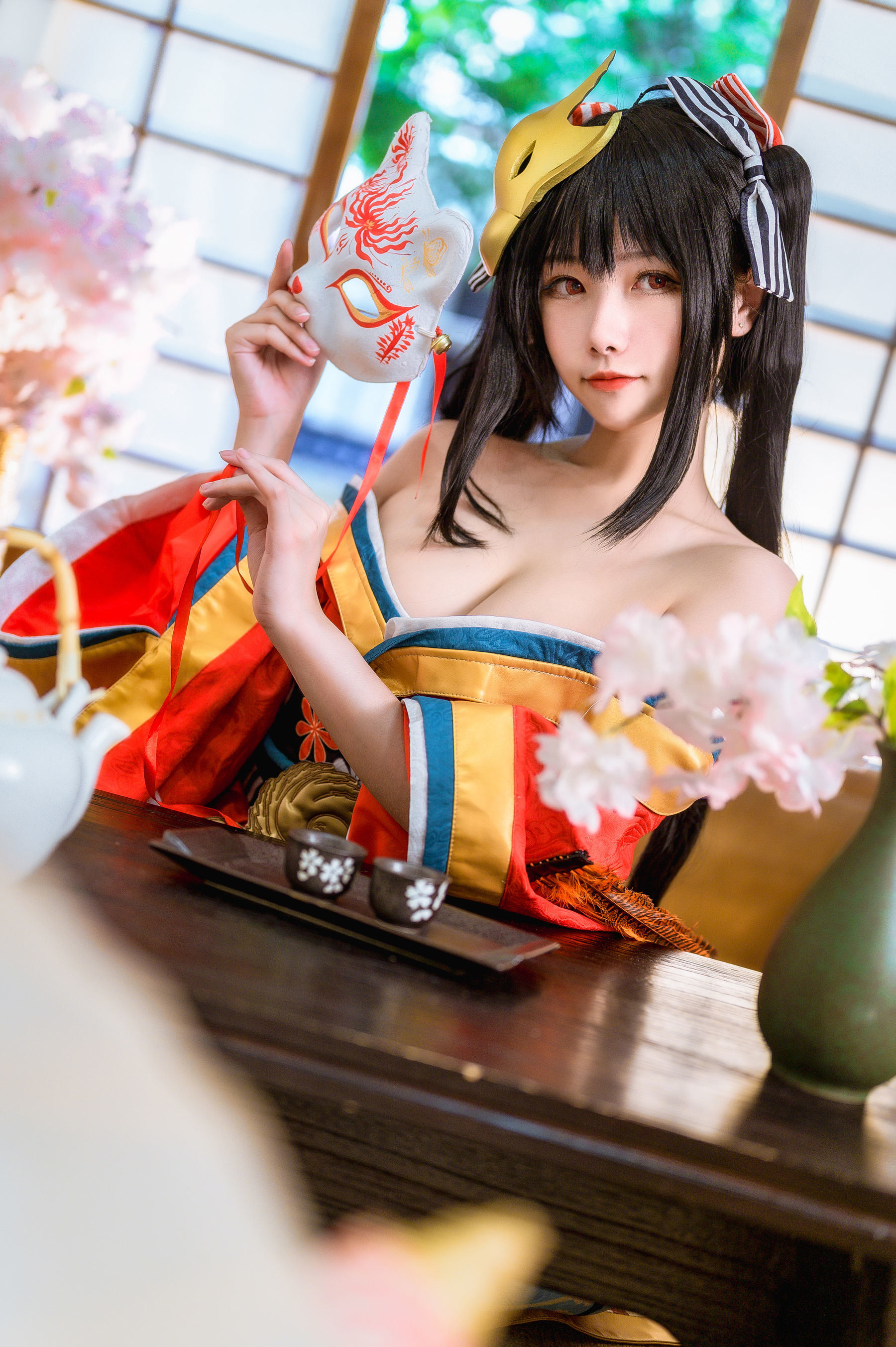 COS Welfare] Weibo Girl Momoko Aoi - Taihou's Kimono
