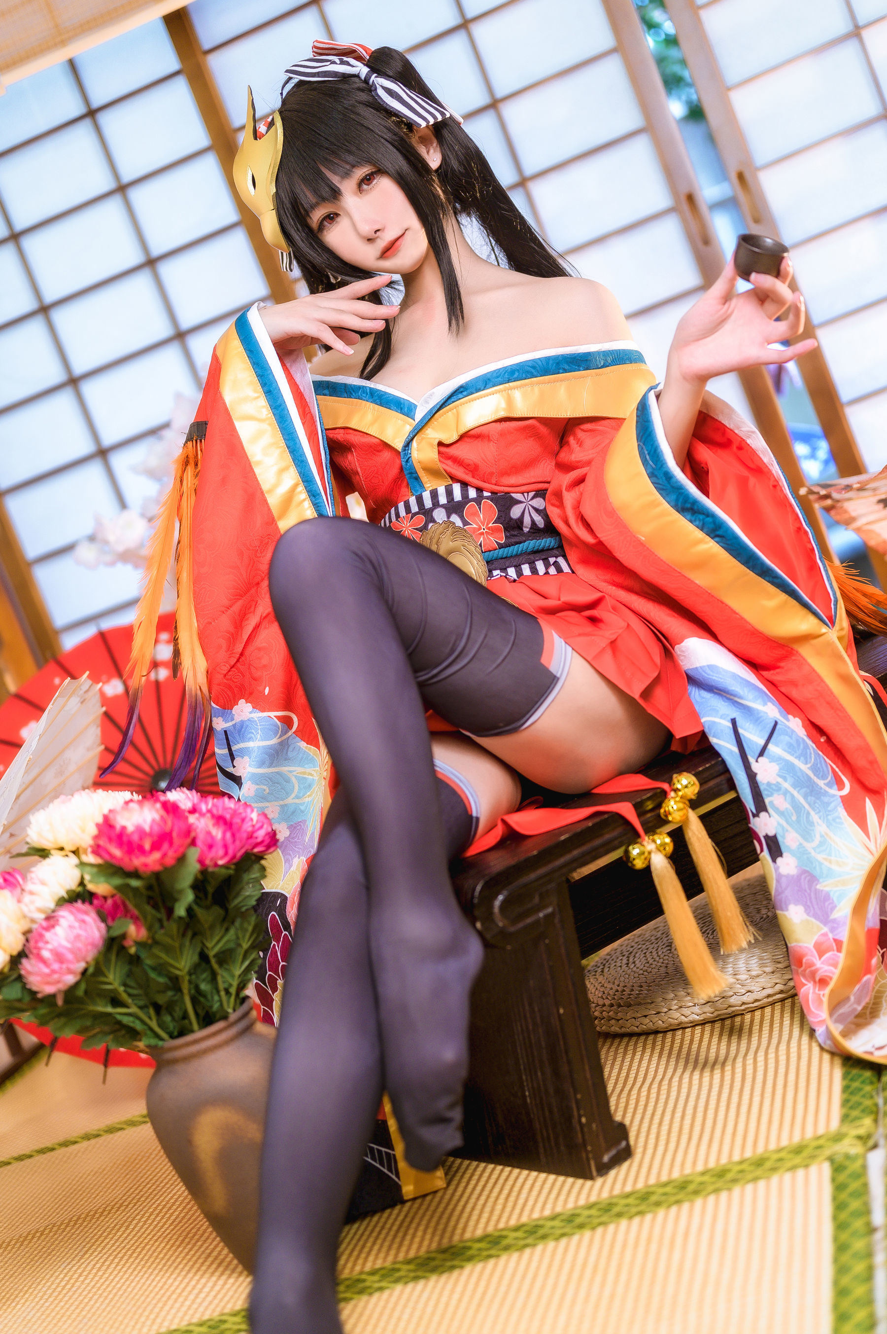 COS Welfare] Weibo Girl Momoko Aoi - Taihou's Kimono