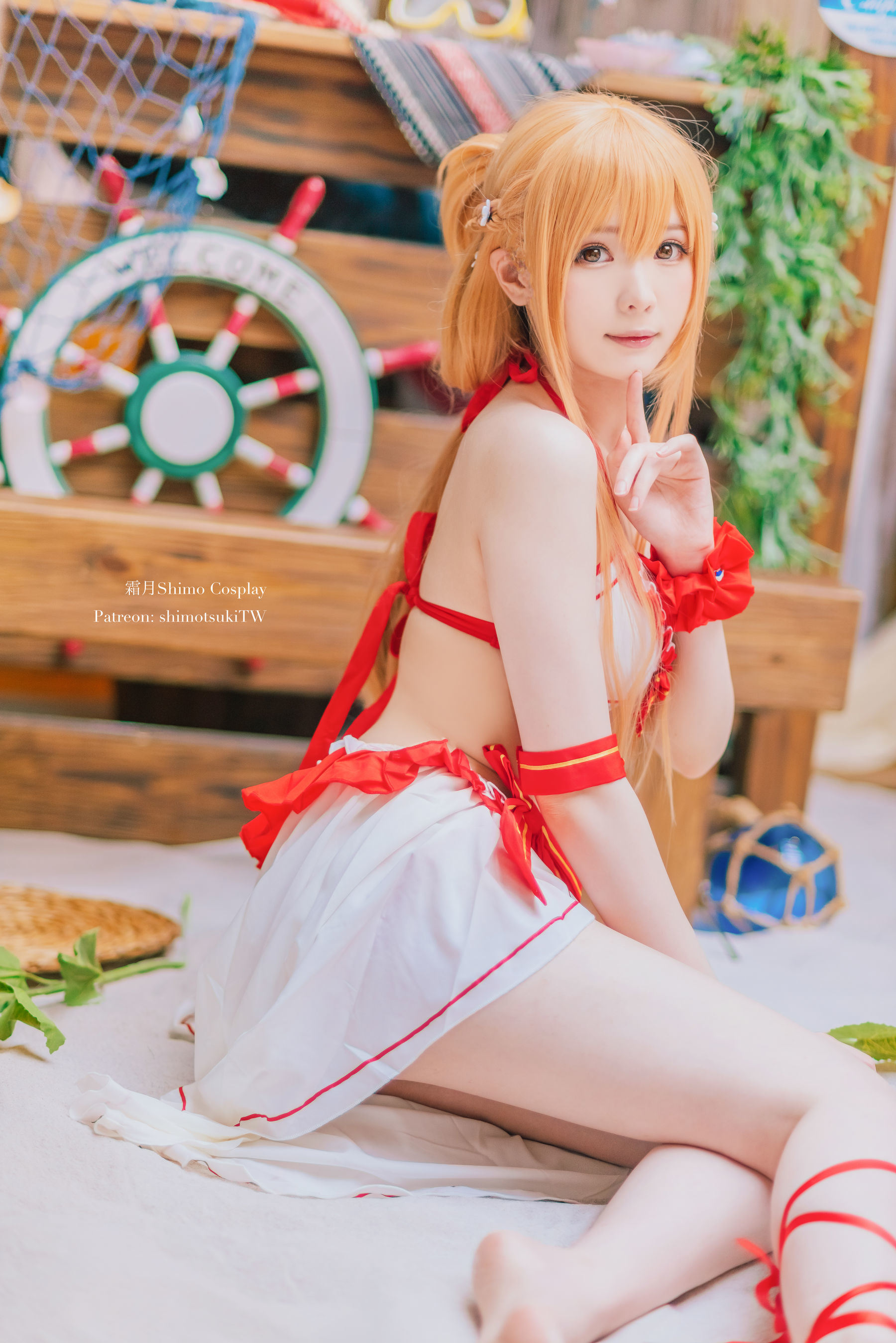COS 福利] 微博妹紙霜月希莫 - Asuna泳裝