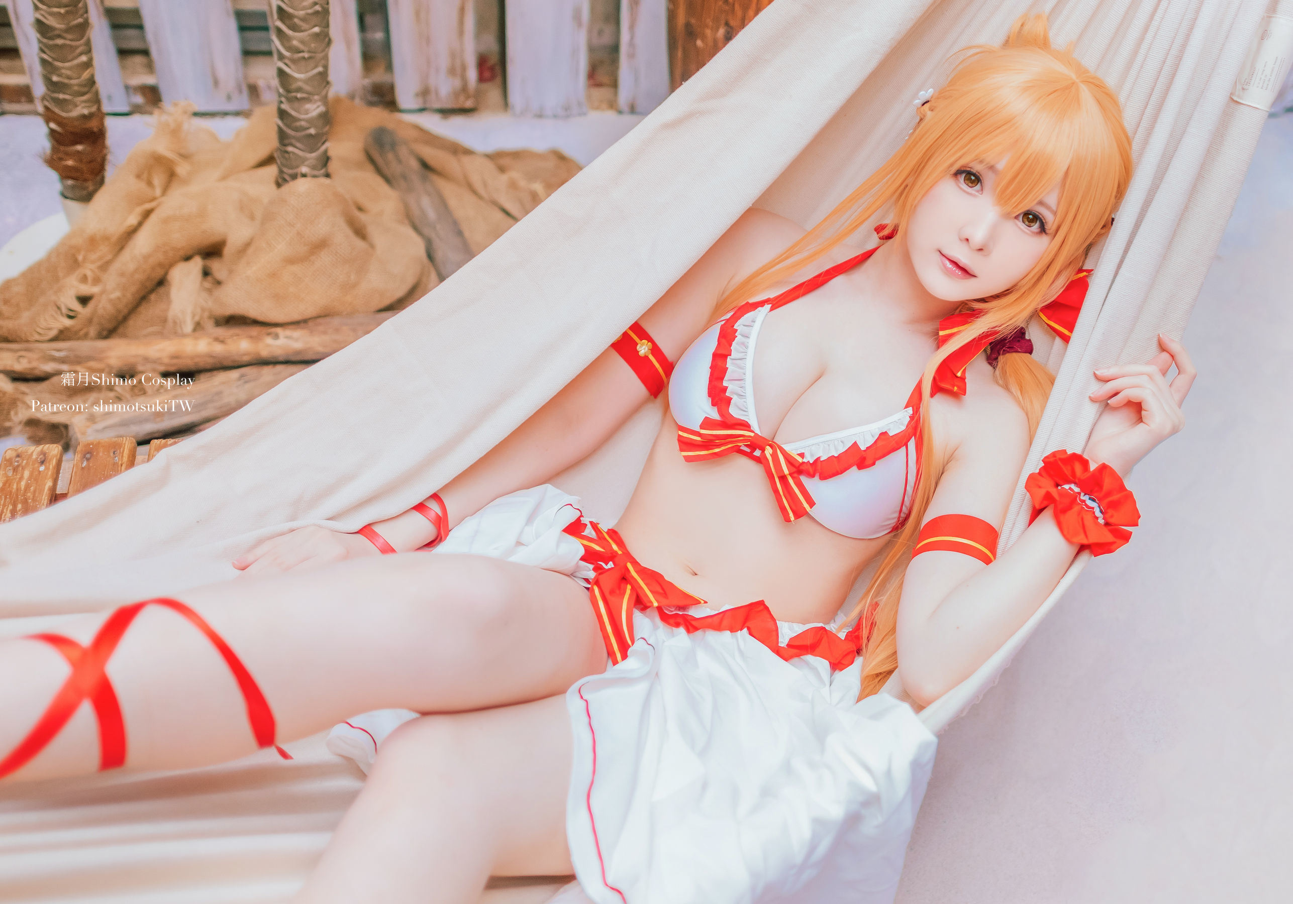 COS 福利] 微博妹紙霜月希莫 - Asuna泳裝