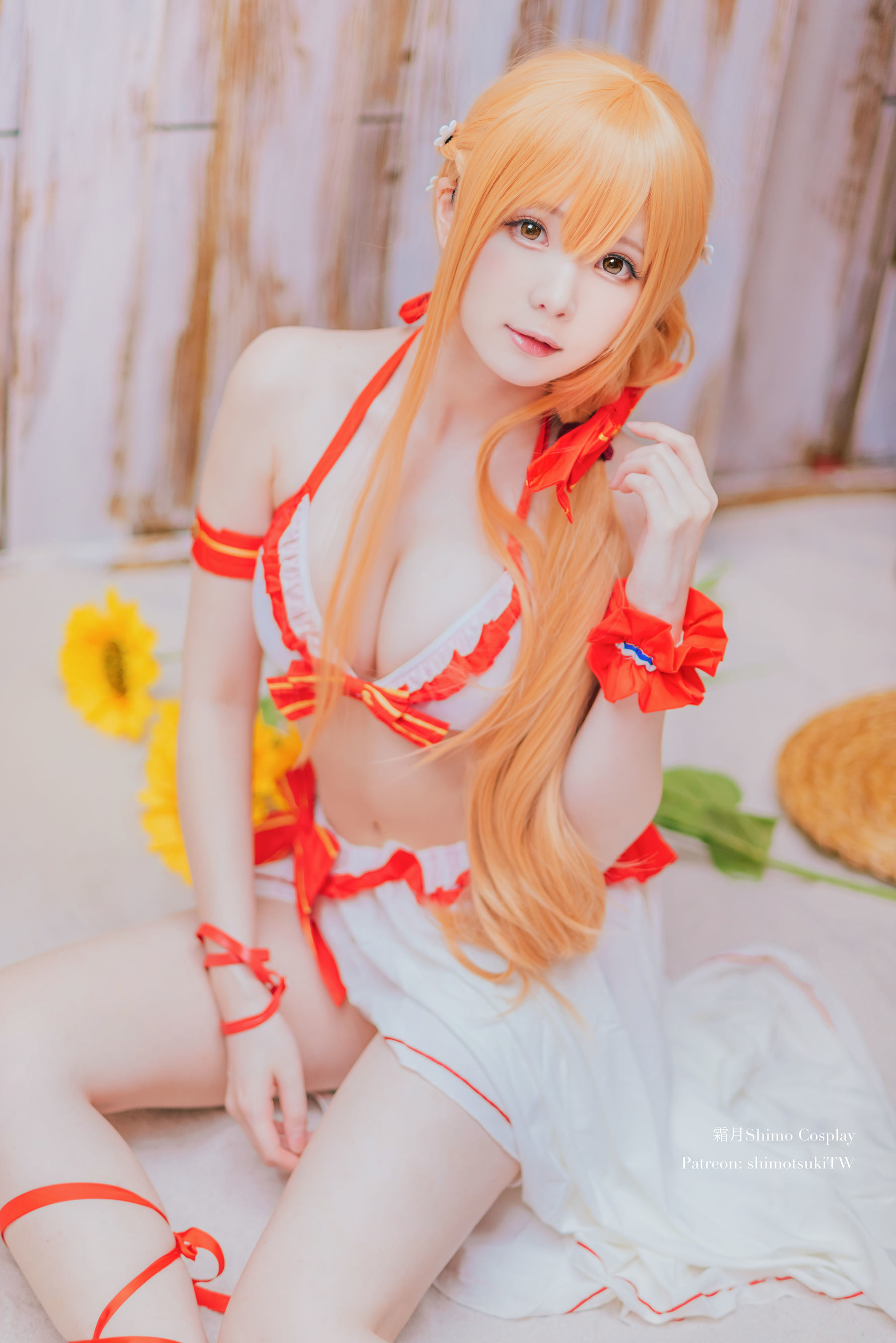 COS 福利] 微博妹紙霜月希莫 - Asuna泳裝