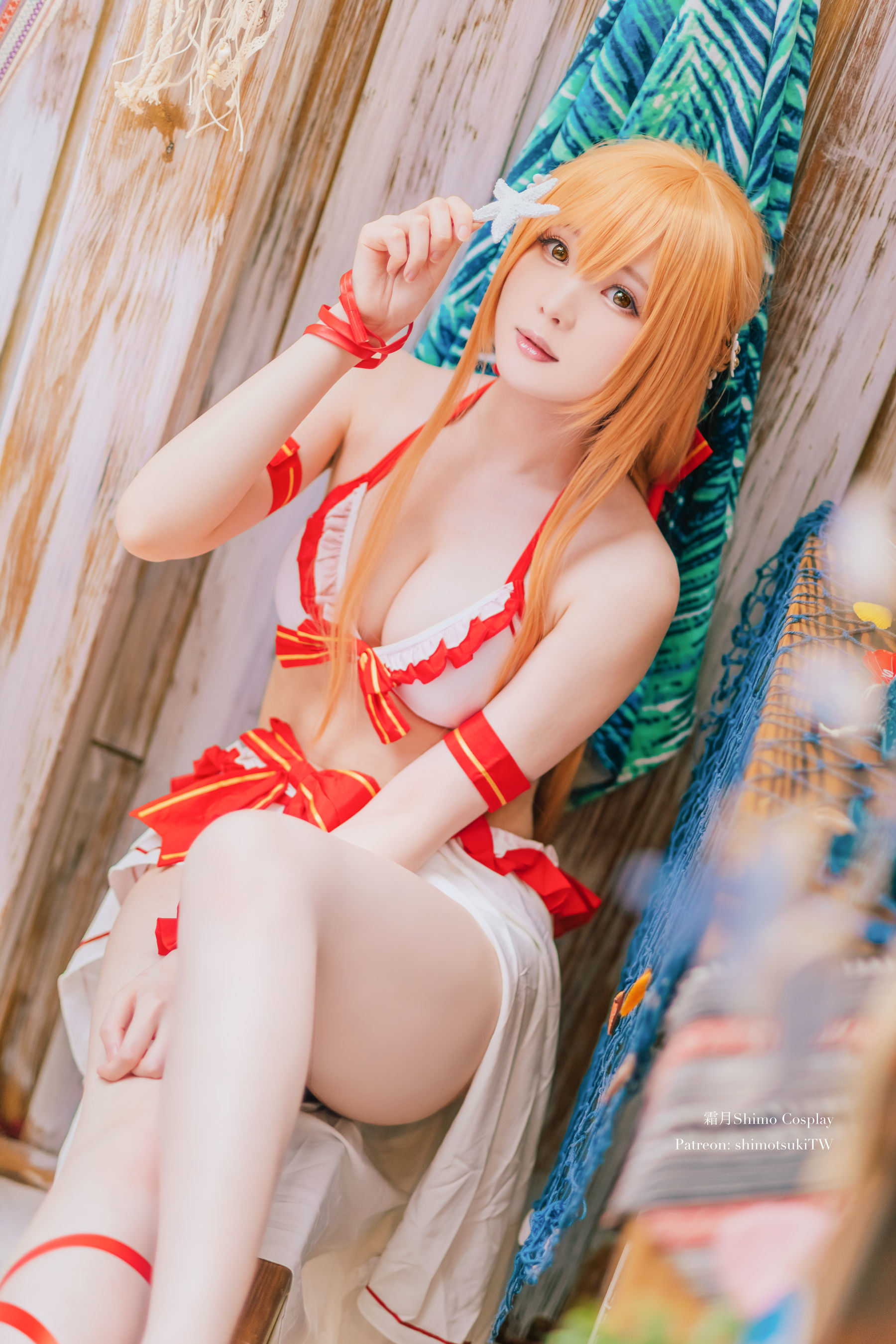COS 福利] 微博妹紙霜月希莫 - Asuna泳裝