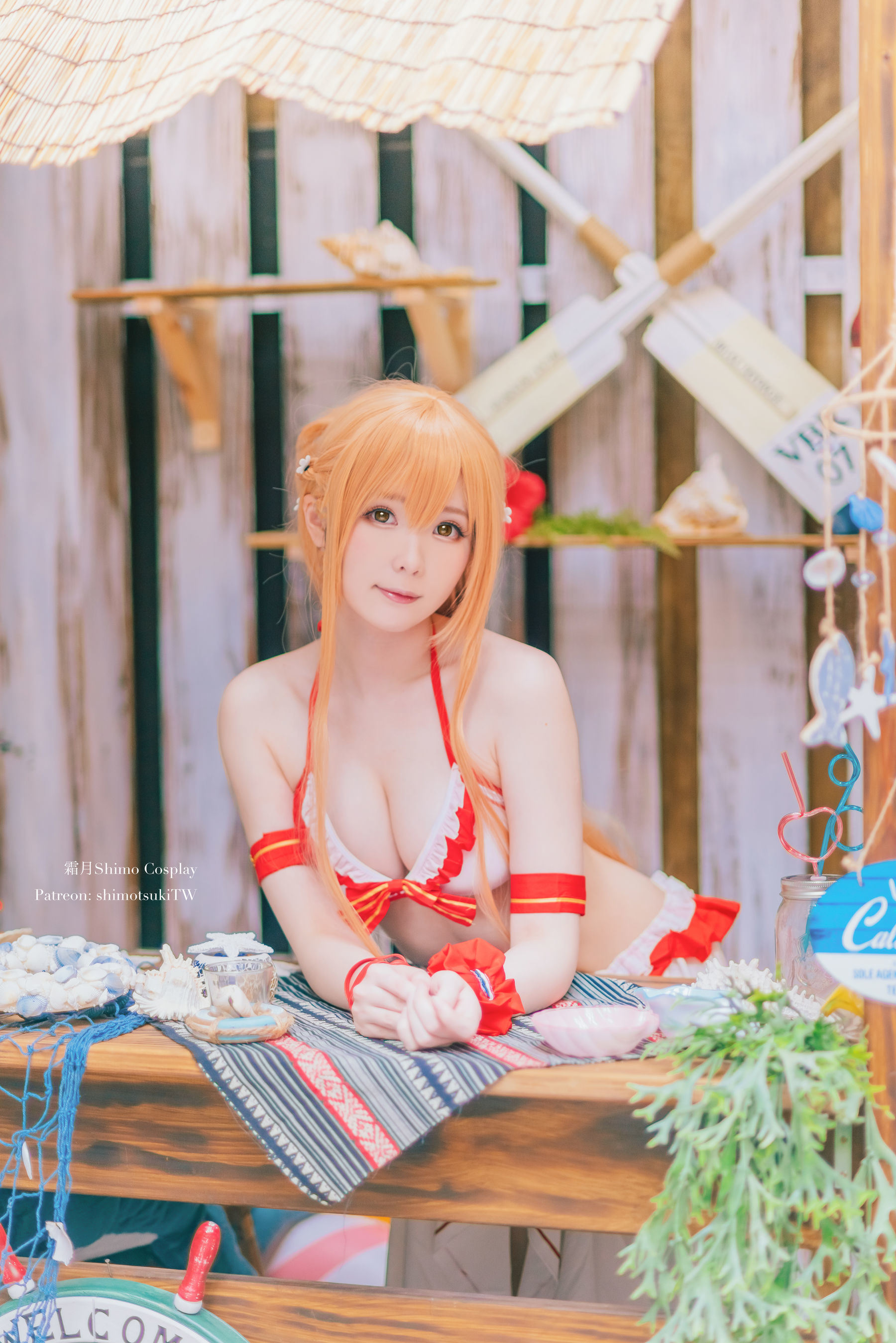 COS 福利] 微博妹紙霜月希莫 - Asuna泳裝
