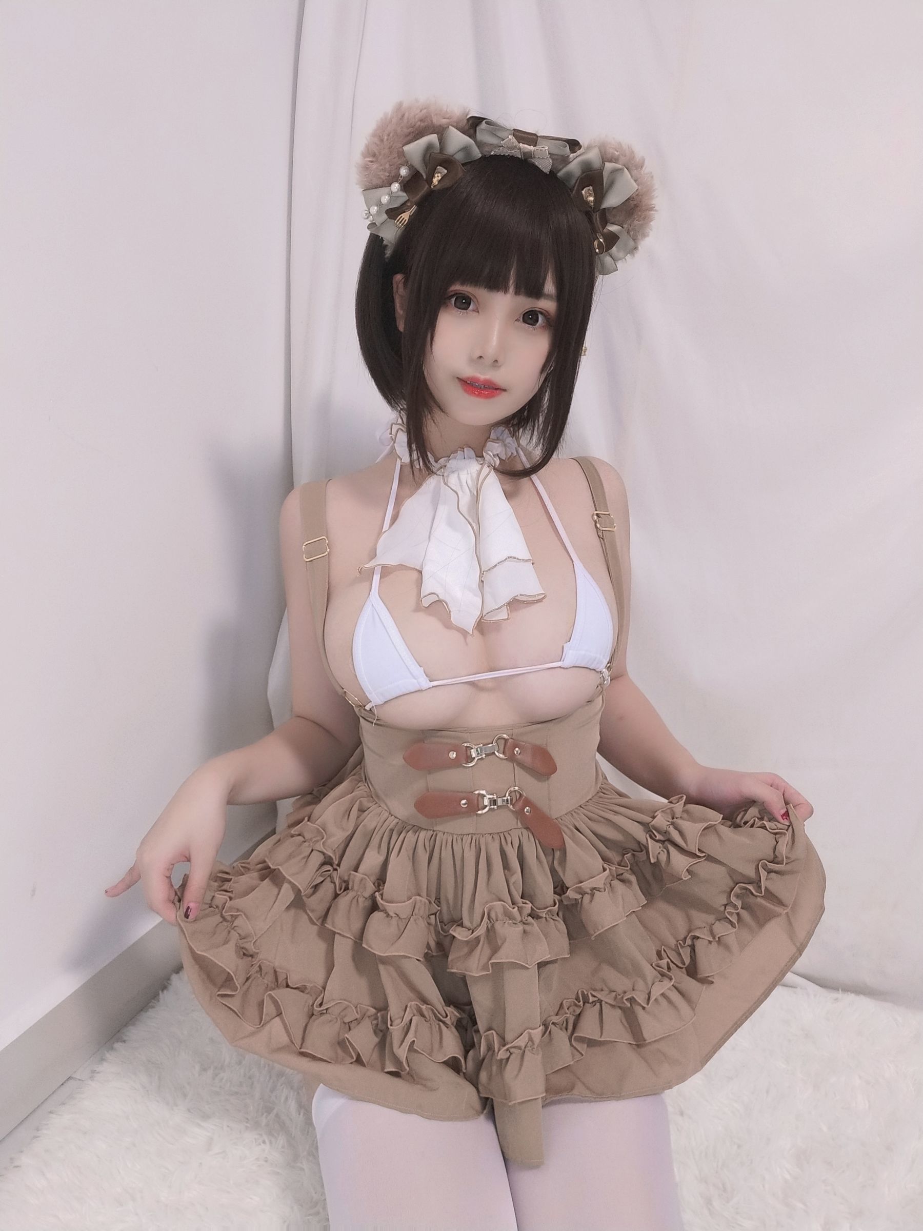 COS福利] 萌え系お嬢さんハニージュース猫フュア - 小熊