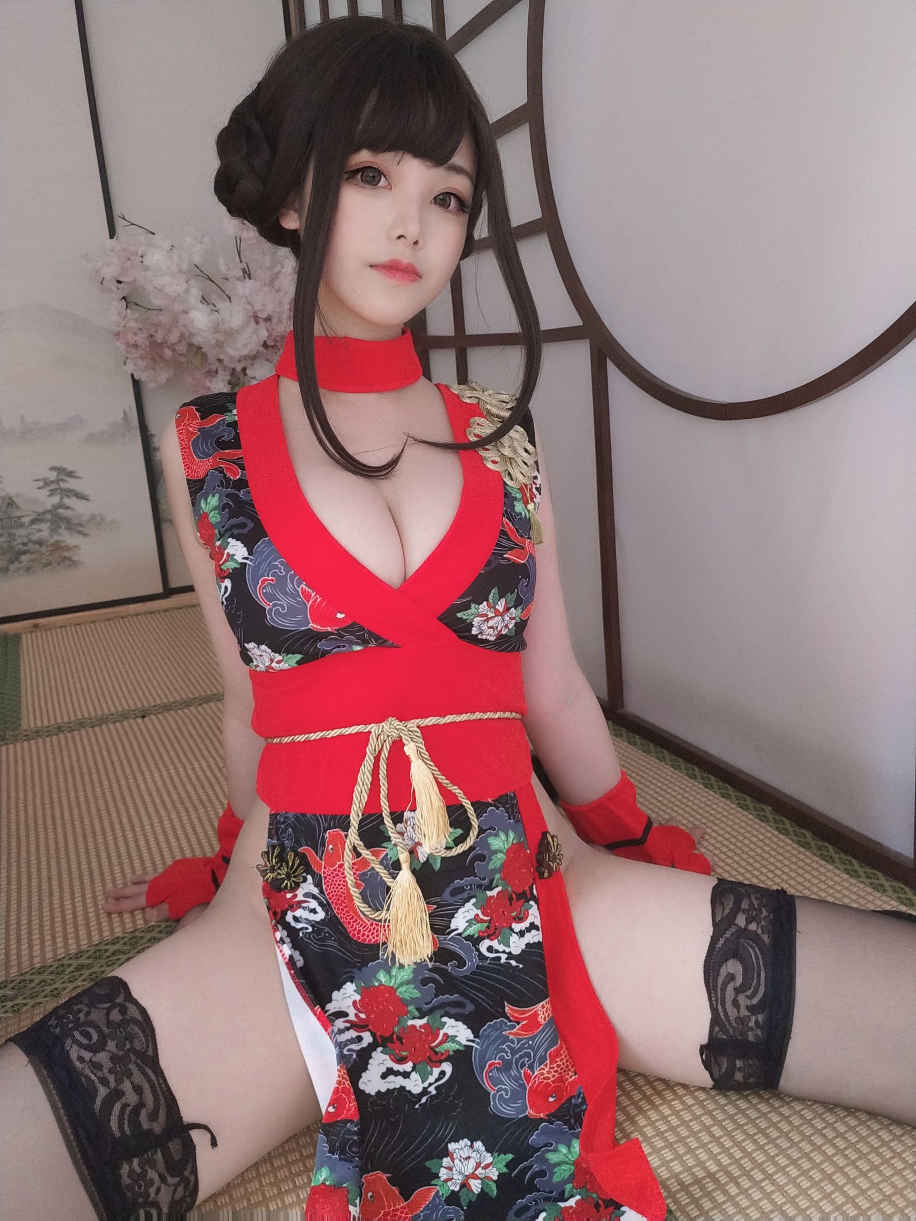 COS福利] 萌系小姐姐蜜汁貓裘 - 紅武士