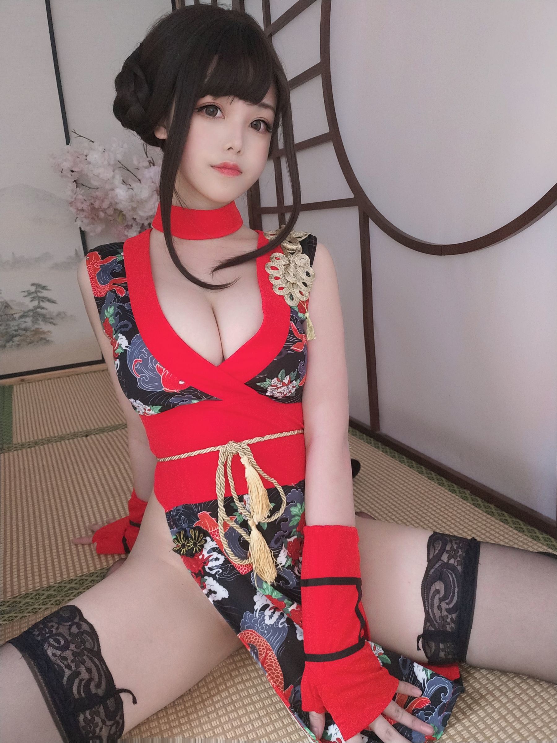 COS福利] 萌系小姐姐蜜汁貓裘 - 紅武士
