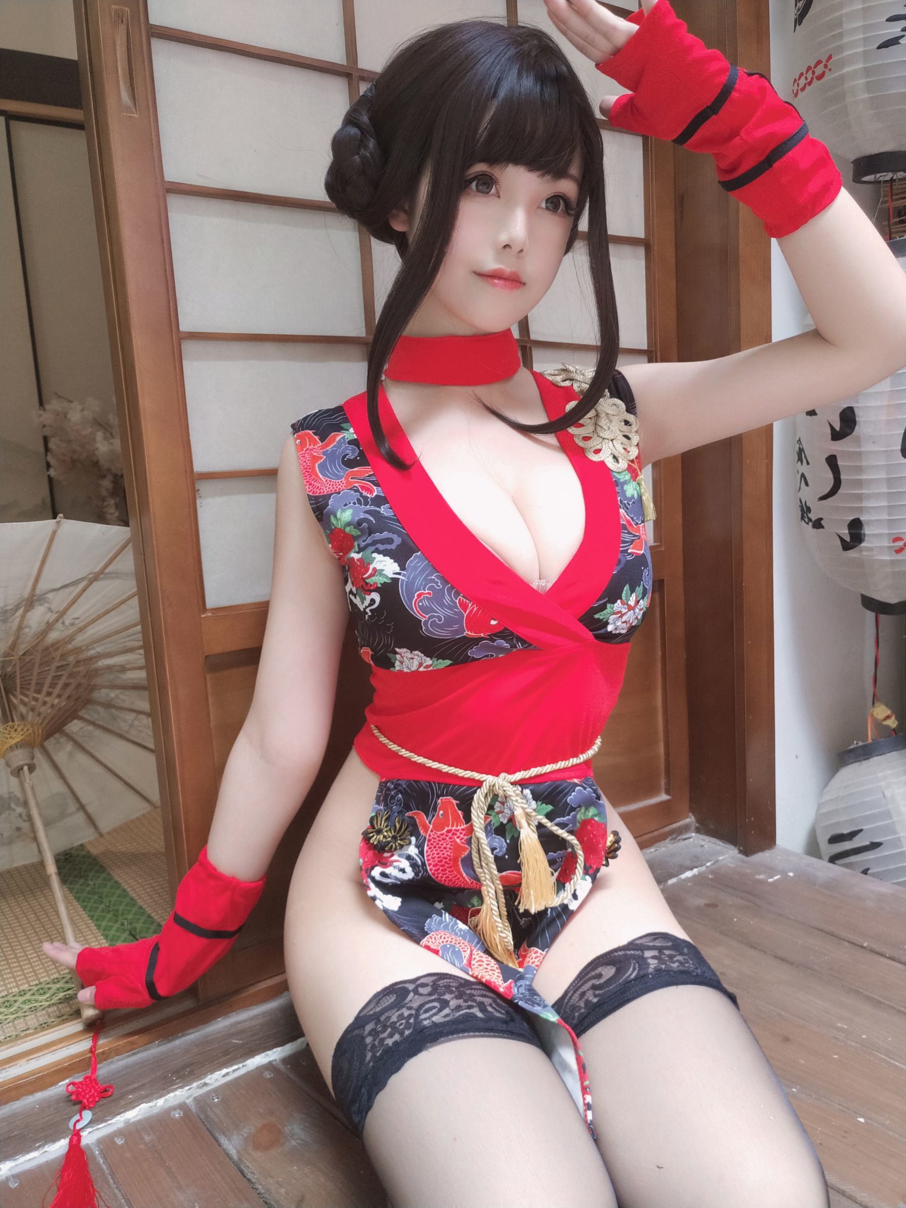 COS Welfare] Moe-style Miss Honey Cat Qiu - Red Warrior