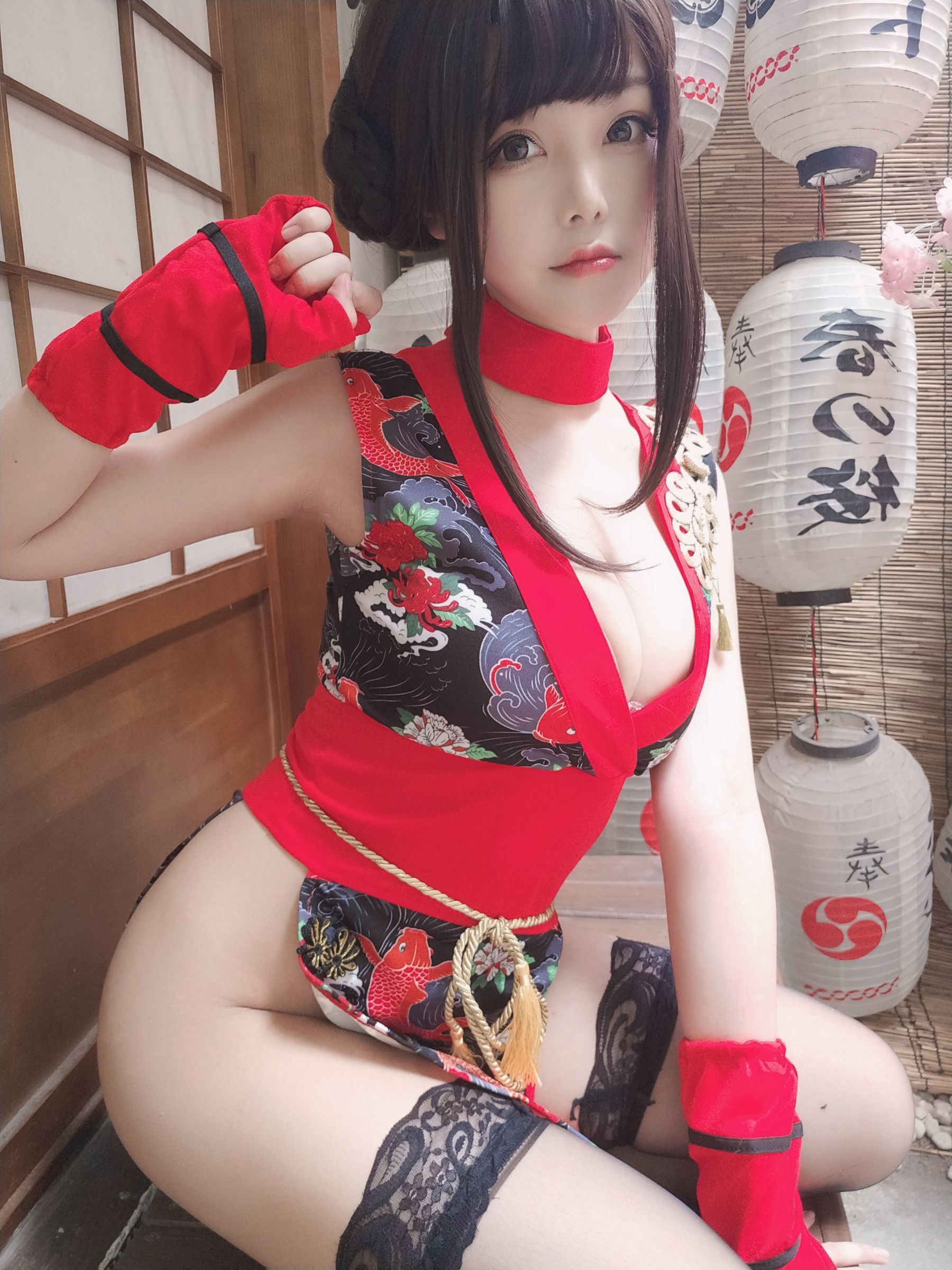COS Welfare] Moe-style Miss Honey Cat Qiu - Red Warrior