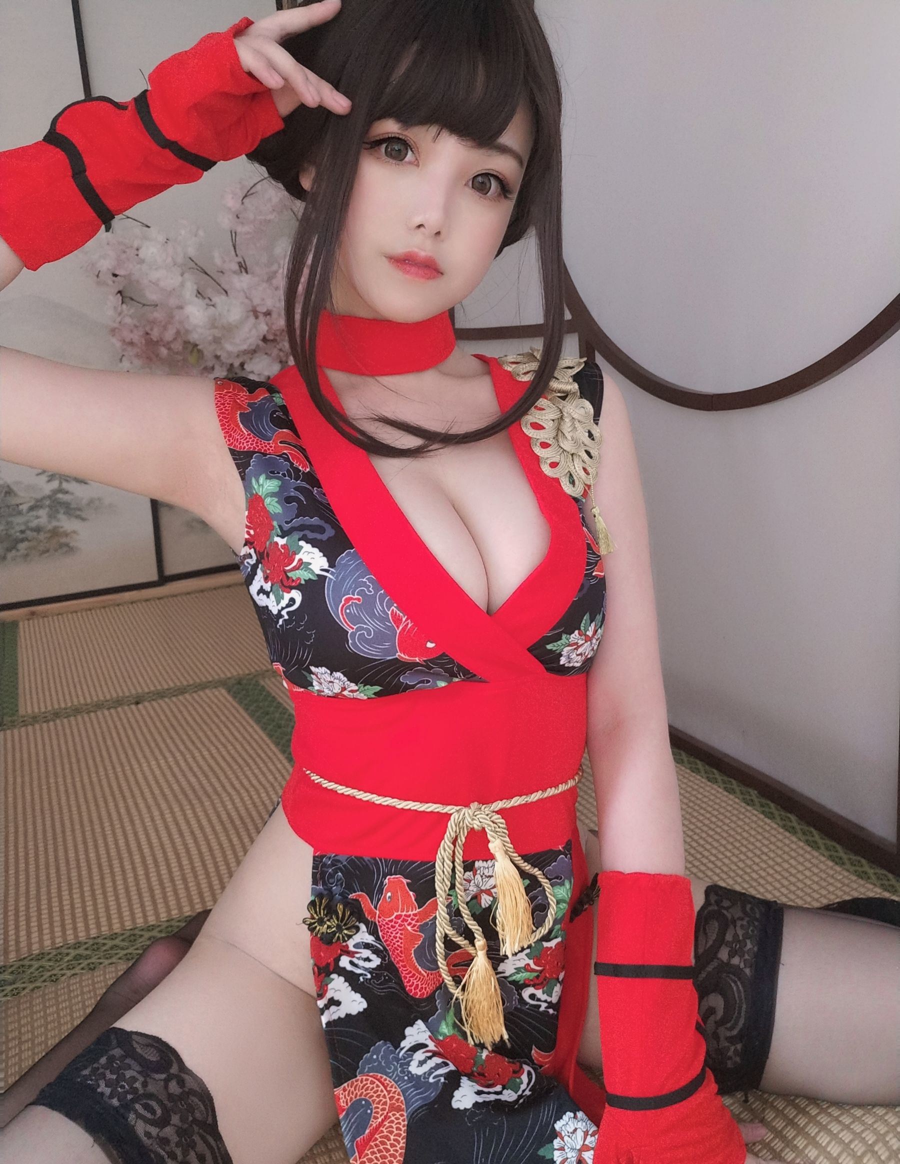 COS Welfare] Moe-style Miss Honey Cat Qiu - Red Warrior