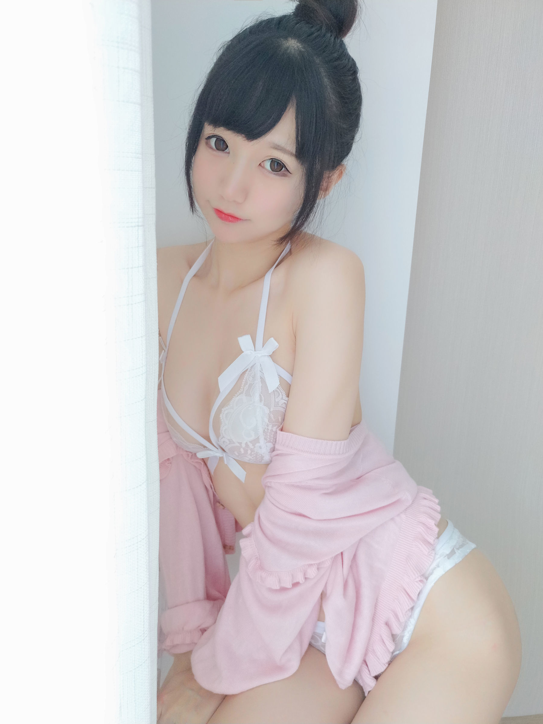 COS福利] NAGISA魔物喵[fantia] - 夏天的蕾絲內衣