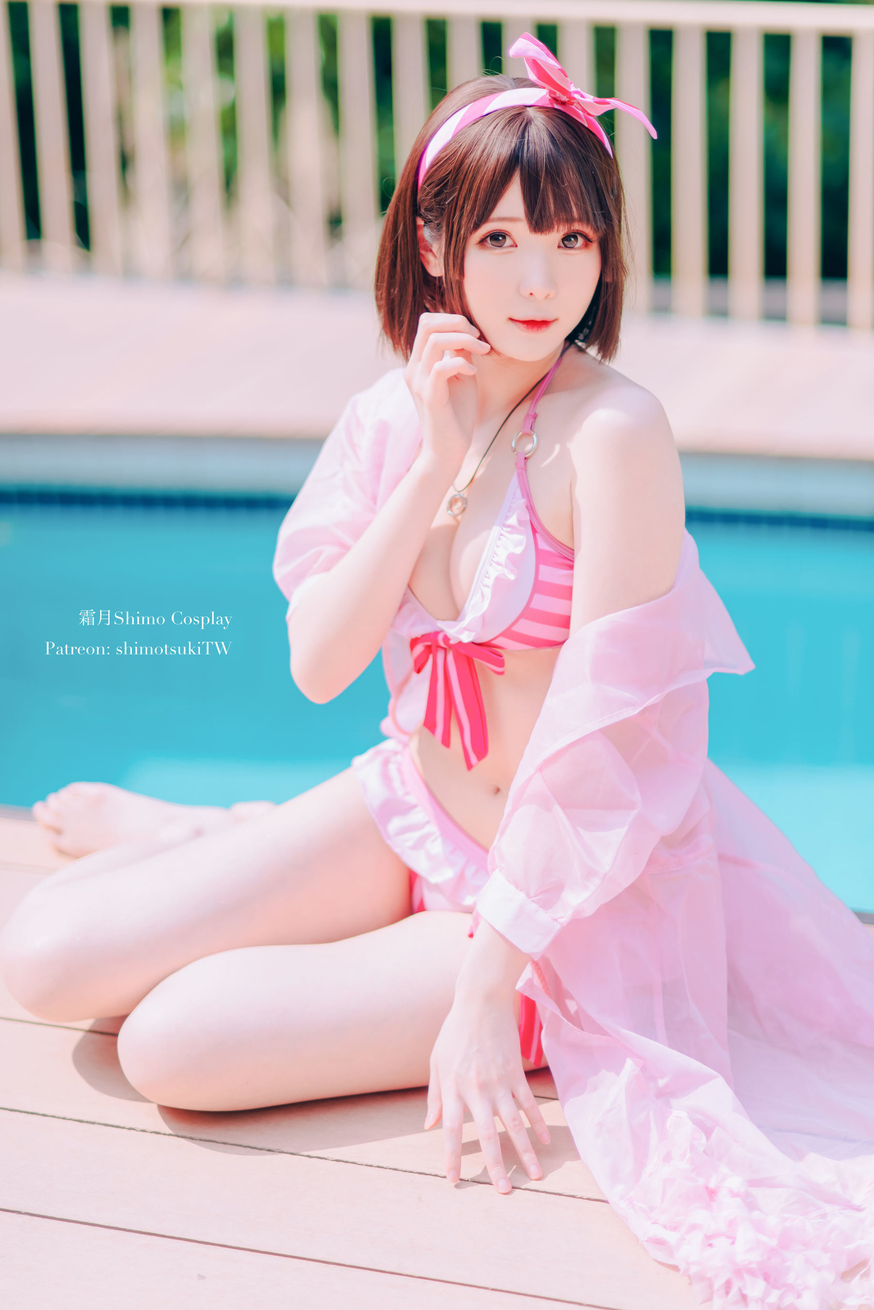 COS Welfare] Weibo girl Shimo - Kato Megumi Swimsuit