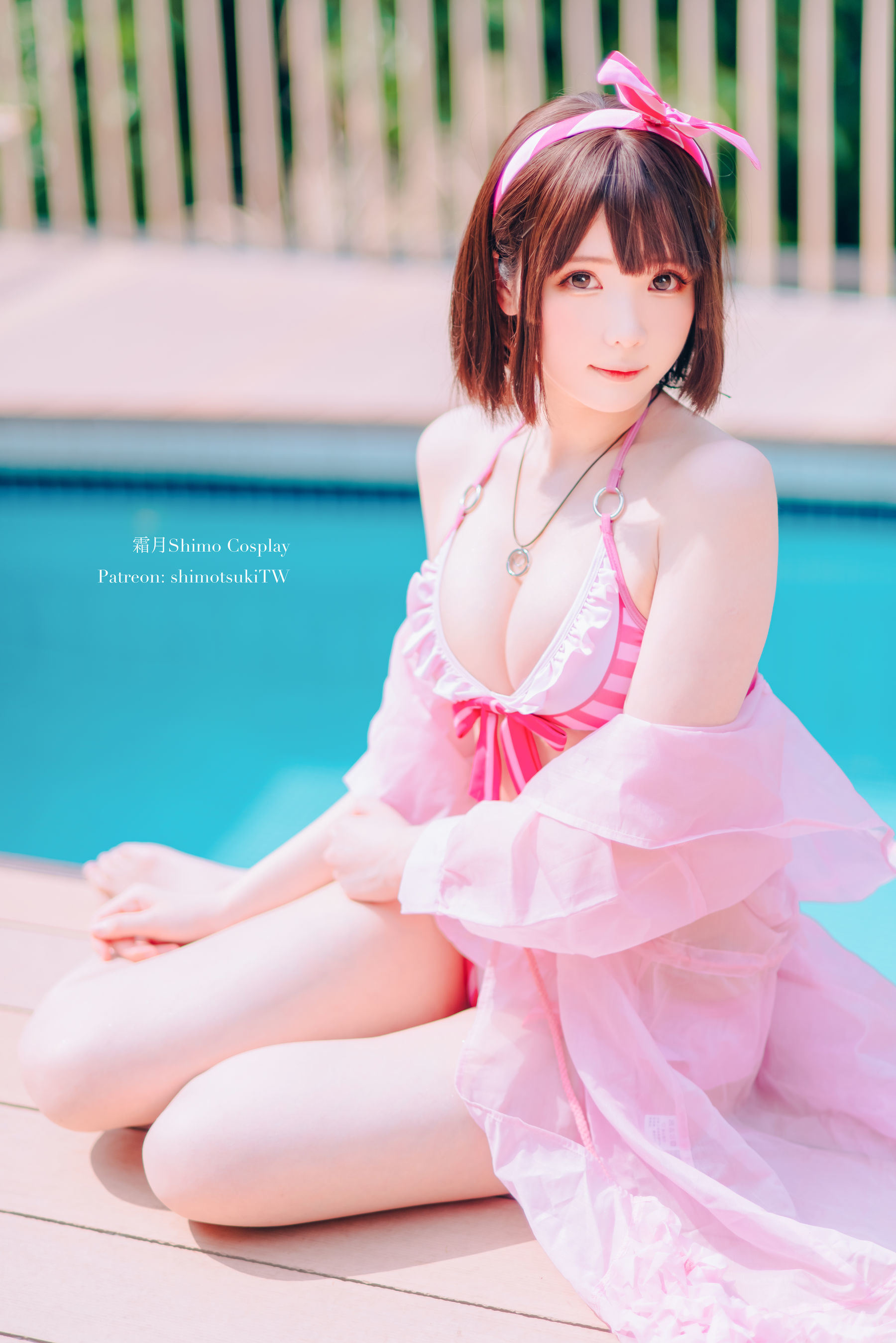 COS Welfare] Weibo girl Shimo - Kato Megumi Swimsuit