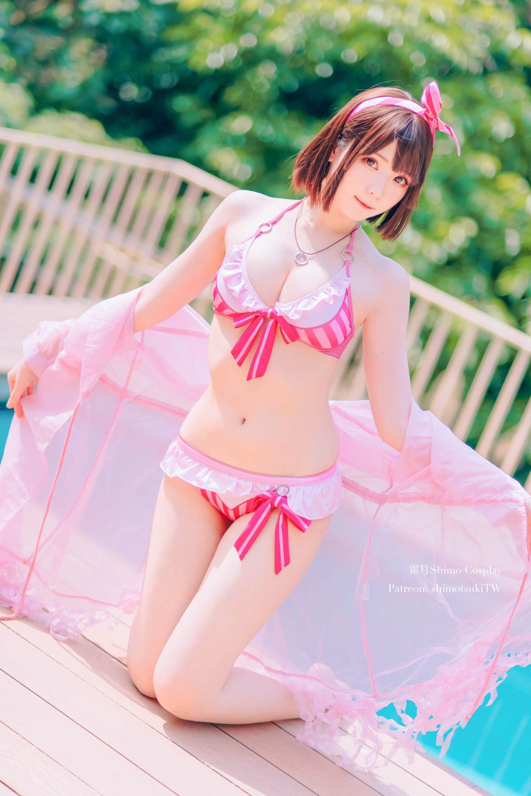 COS Welfare] Weibo girl Shimo - Kato Megumi Swimsuit