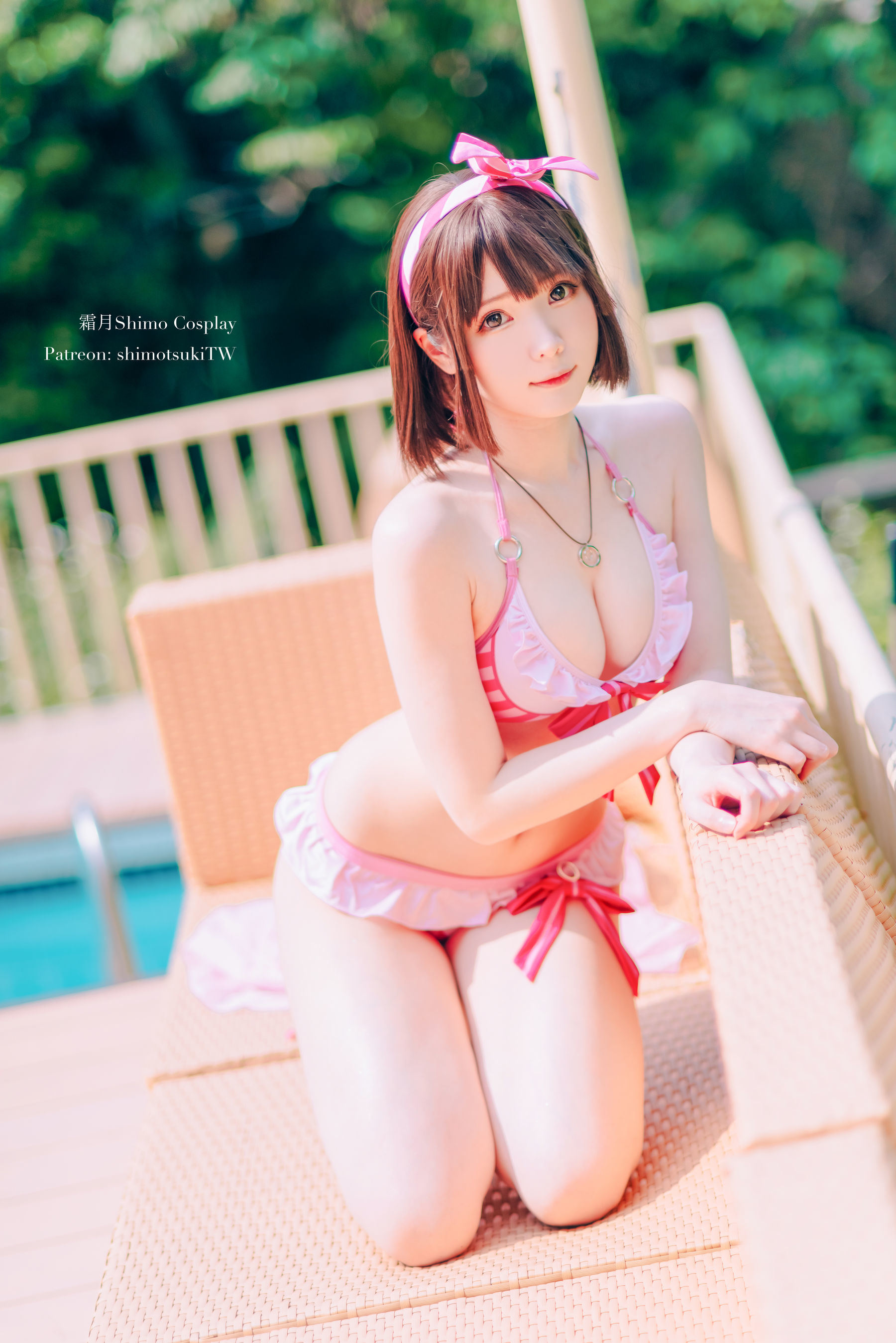 COS Welfare] Weibo girl Shimo - Kato Megumi Swimsuit
