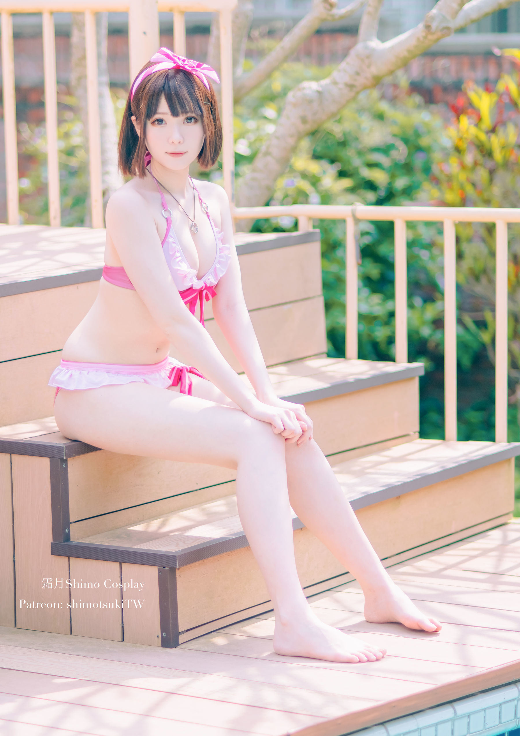 COS Welfare] Weibo girl Shimo - Kato Megumi Swimsuit