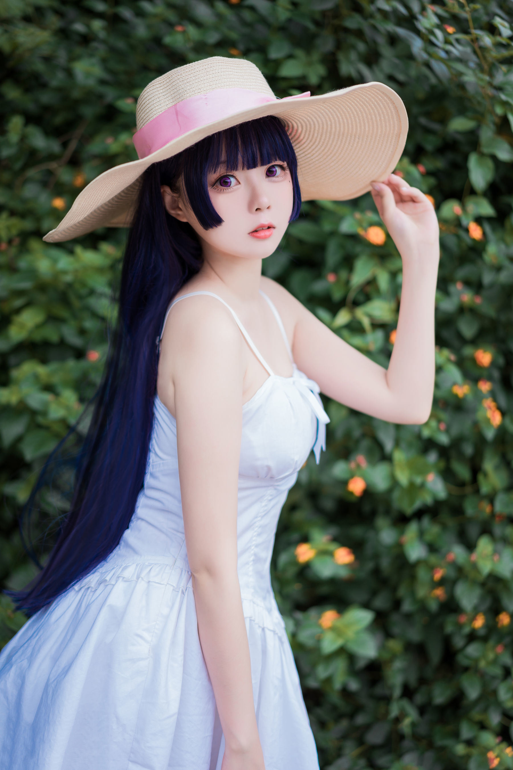Meow Sugar Film] Vol. 414 Garden White Skirt