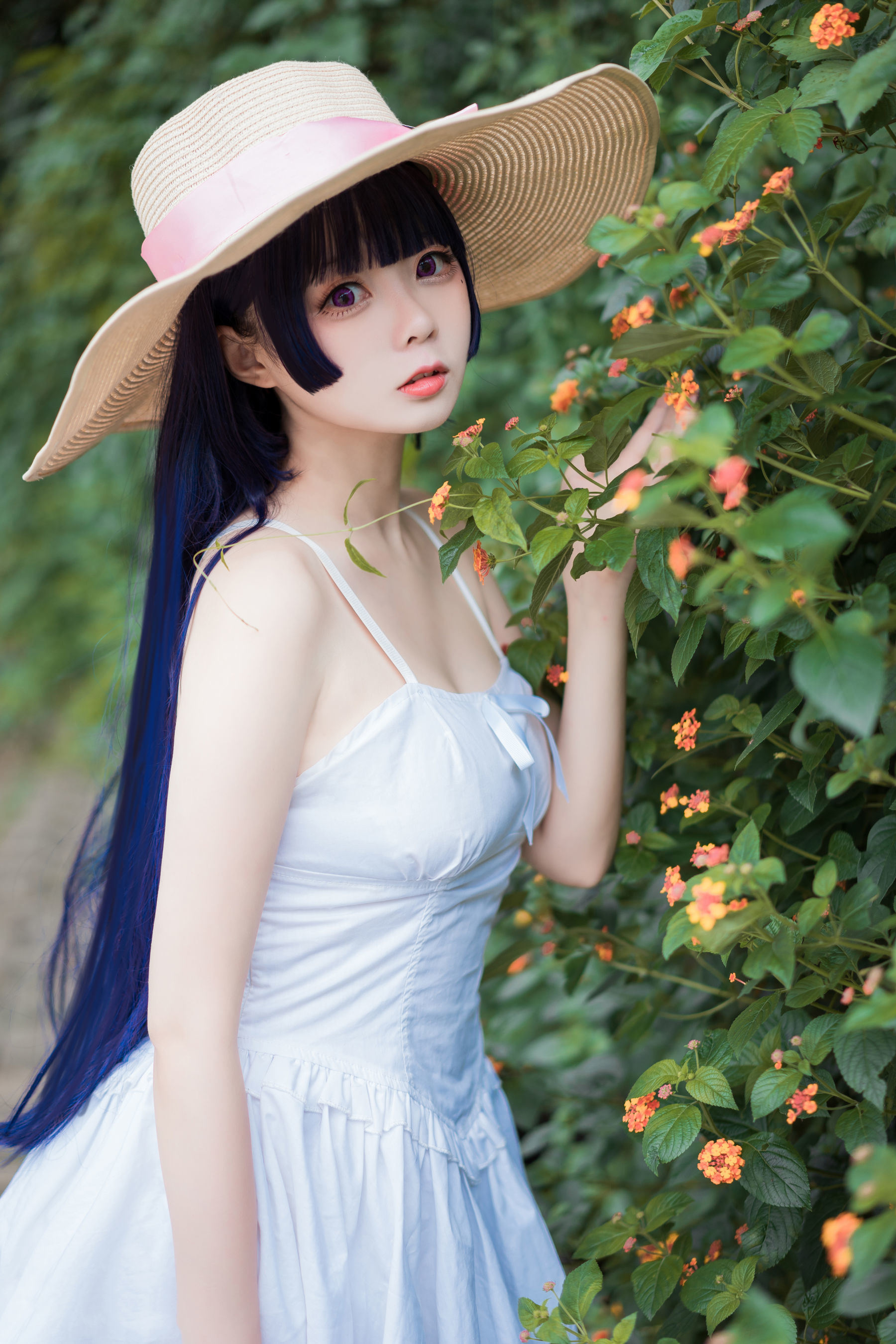Meow Sugar Film] Vol. 414 Garden White Skirt