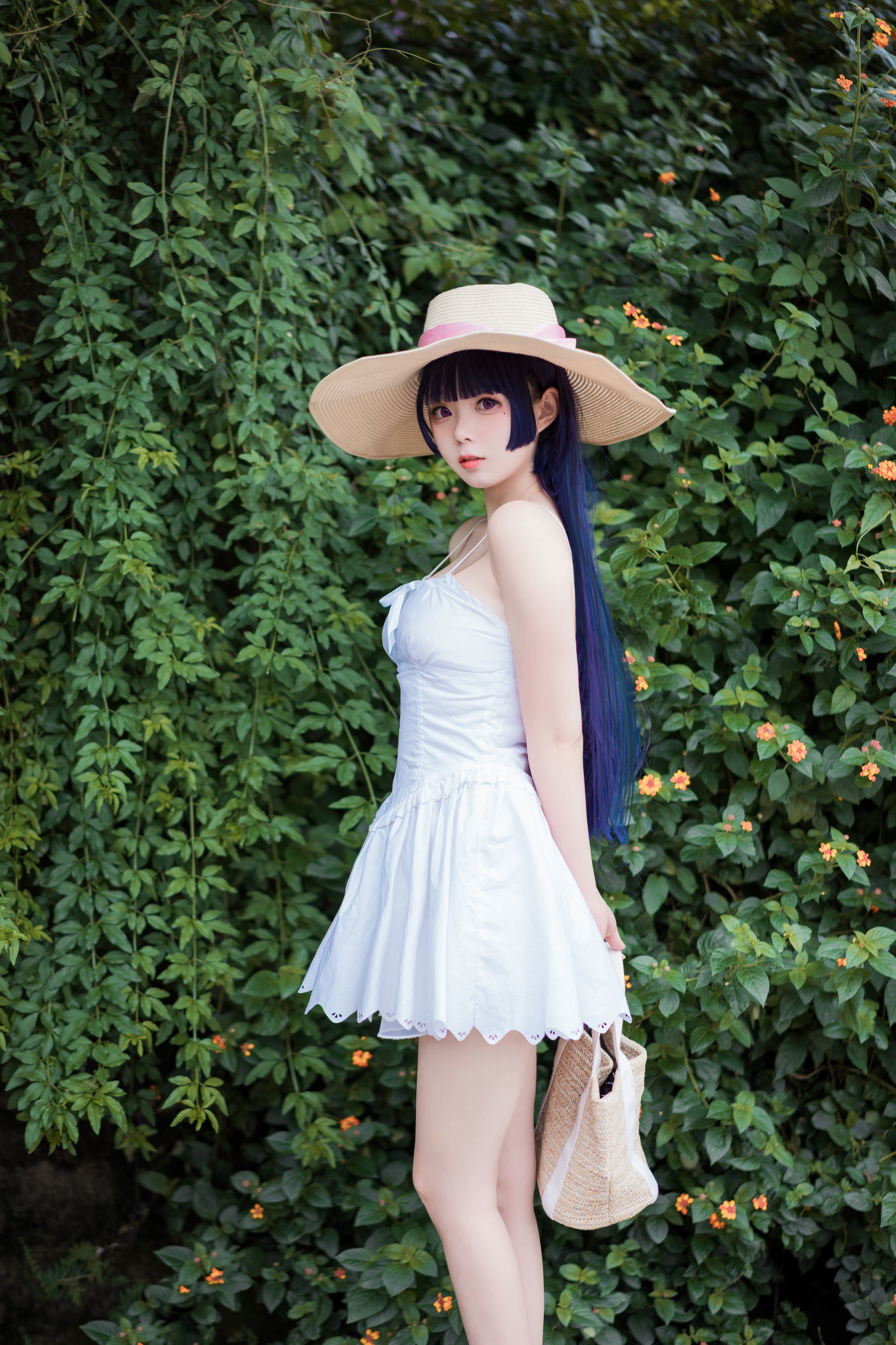 Meow Sugar Film] Vol. 414 Garden White Skirt