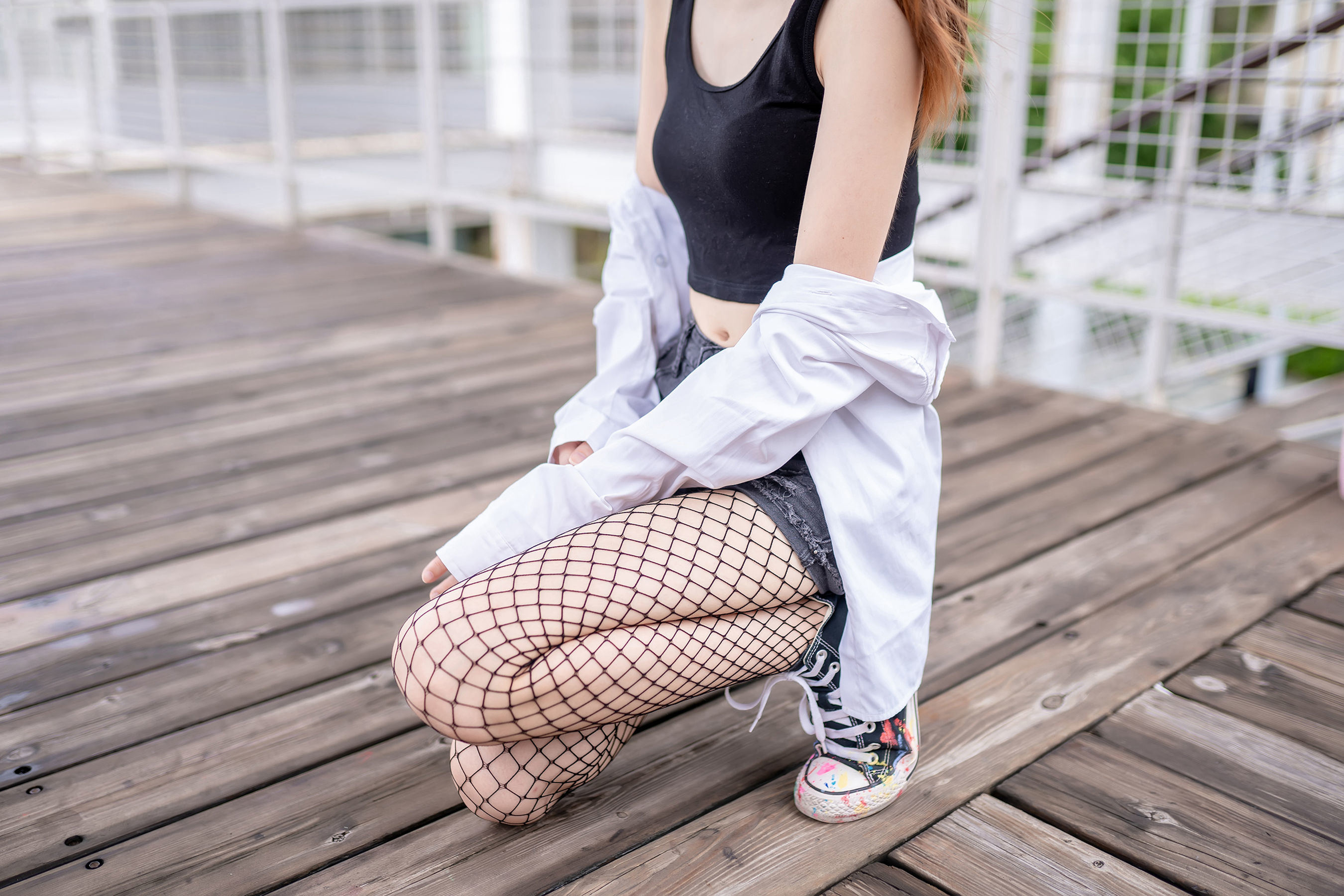 Meow Sugar Film] VOL.422 Fishnet Stockings Girl
