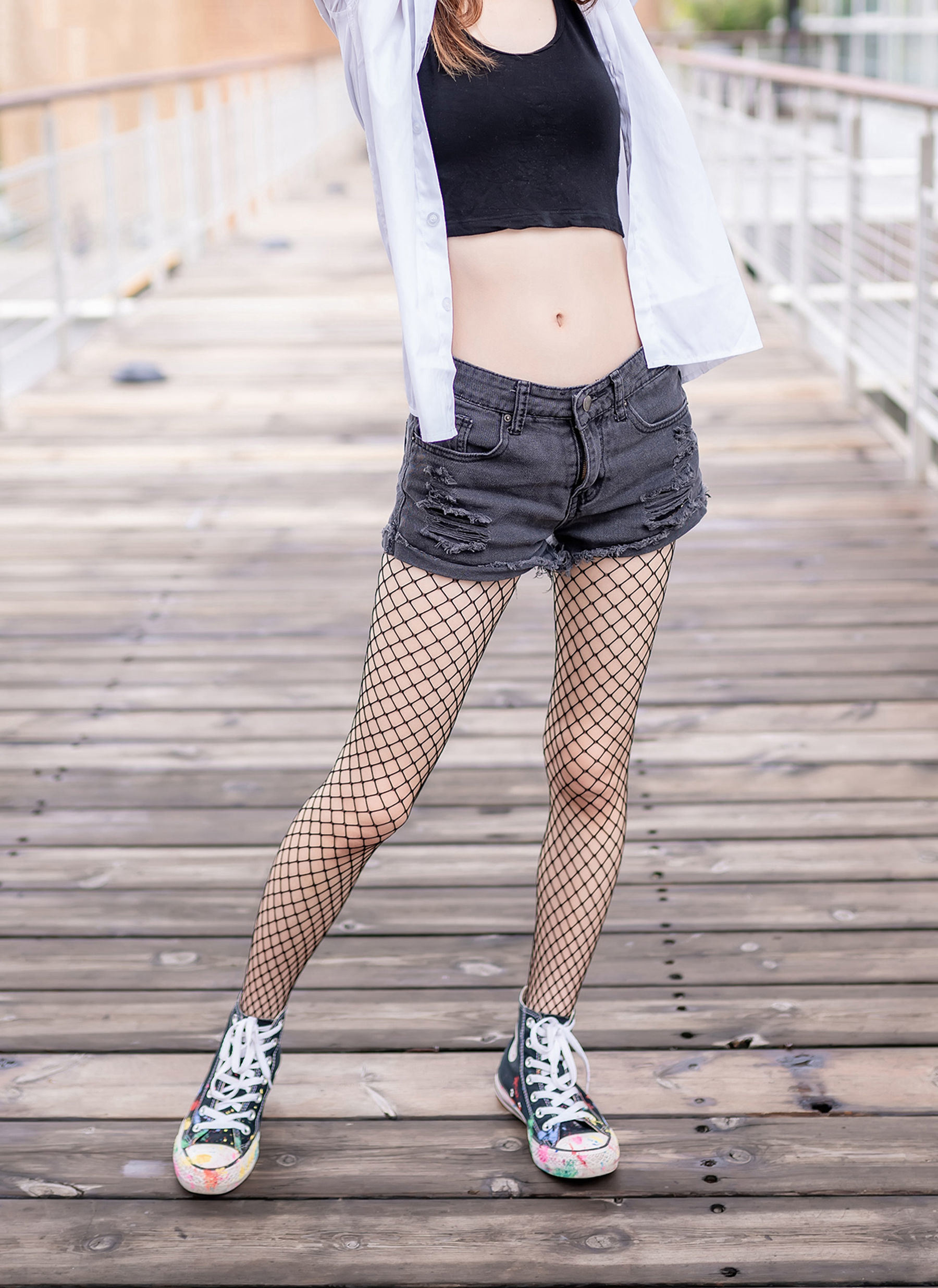 Meow Sugar Film] VOL.422 Fishnet Stockings Girl