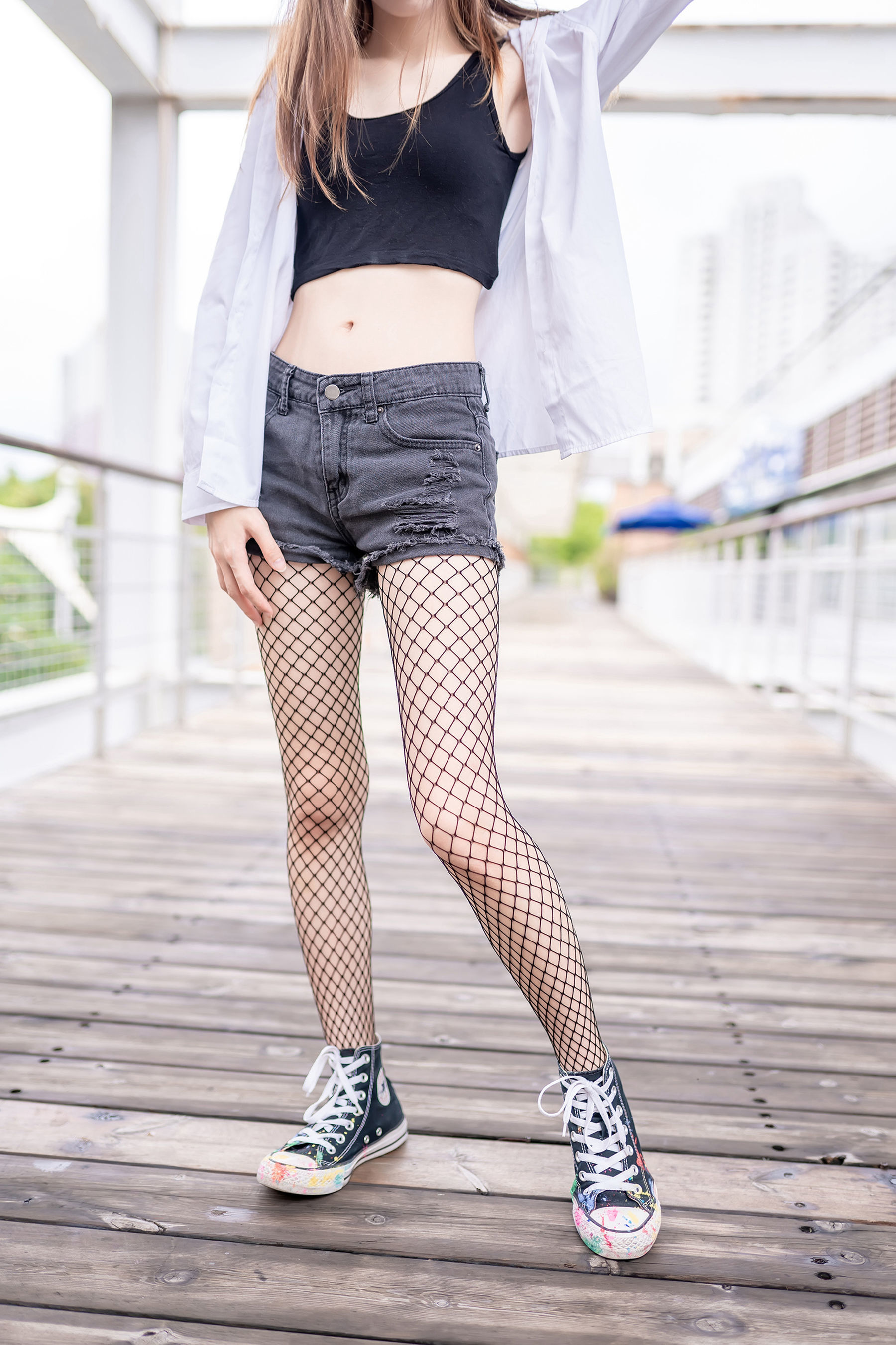 Meow Sugar Film] VOL.422 Fishnet Stockings Girl