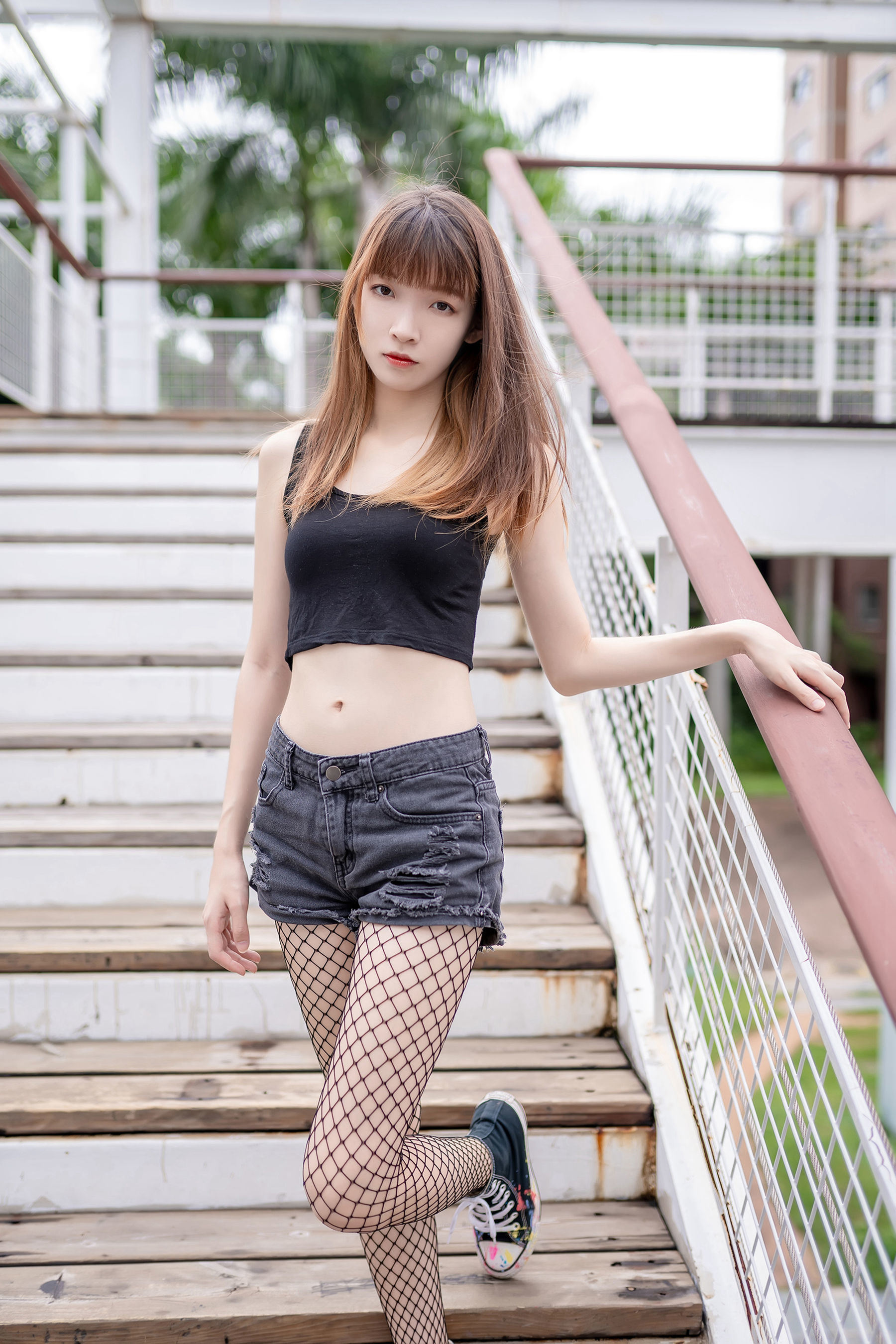 Meow Sugar Film] VOL.422 Fishnet Stockings Girl