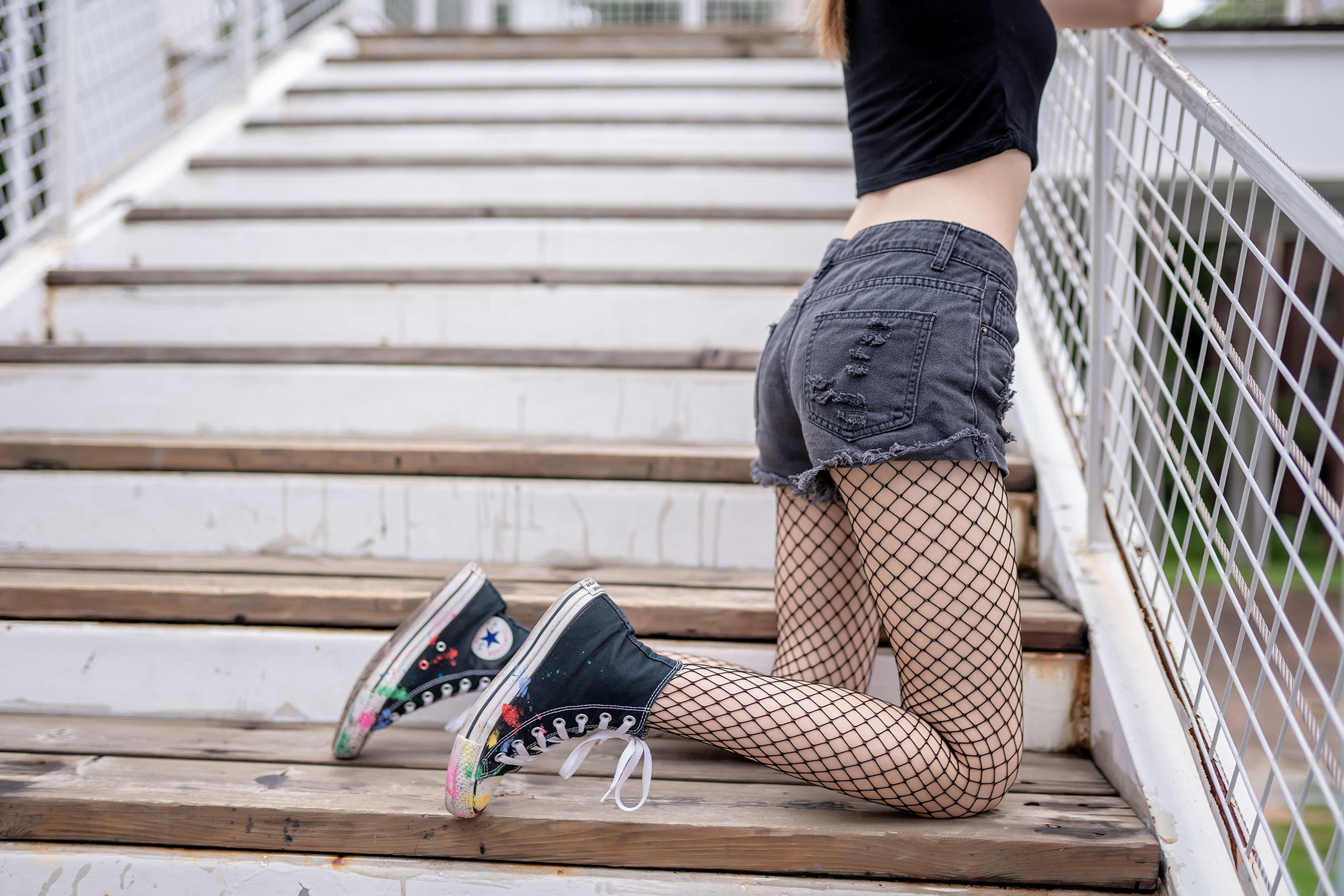 Meow Sugar Film] VOL.422 Fishnet Stockings Girl