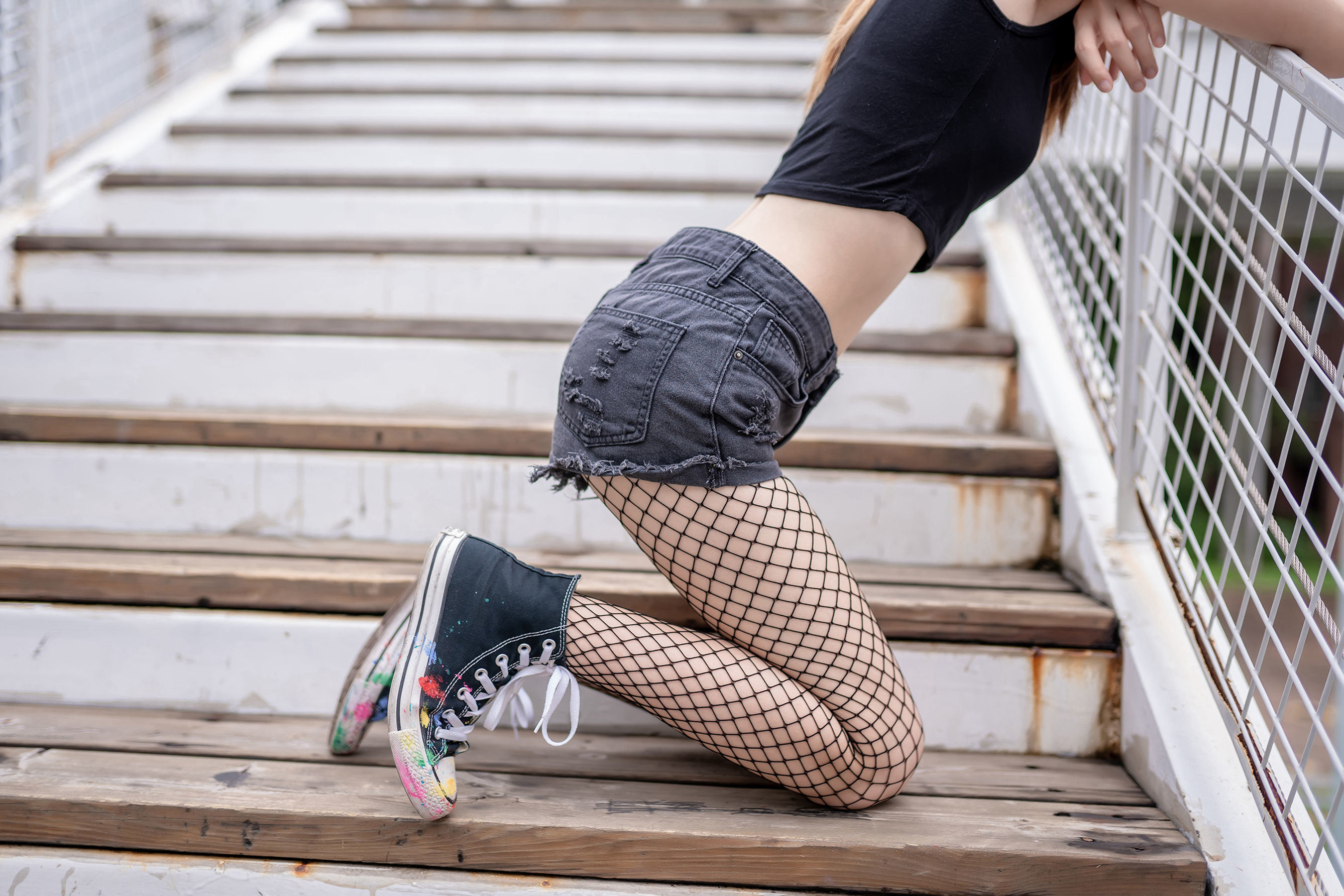 Meow Sugar Film] VOL.422 Fishnet Stockings Girl