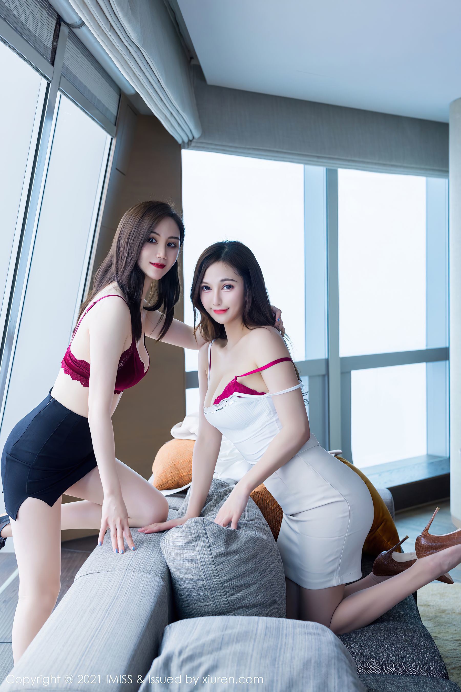 Ai Mi She IMiss] Vol.570 Lavinia Rou Rou & SISY Si